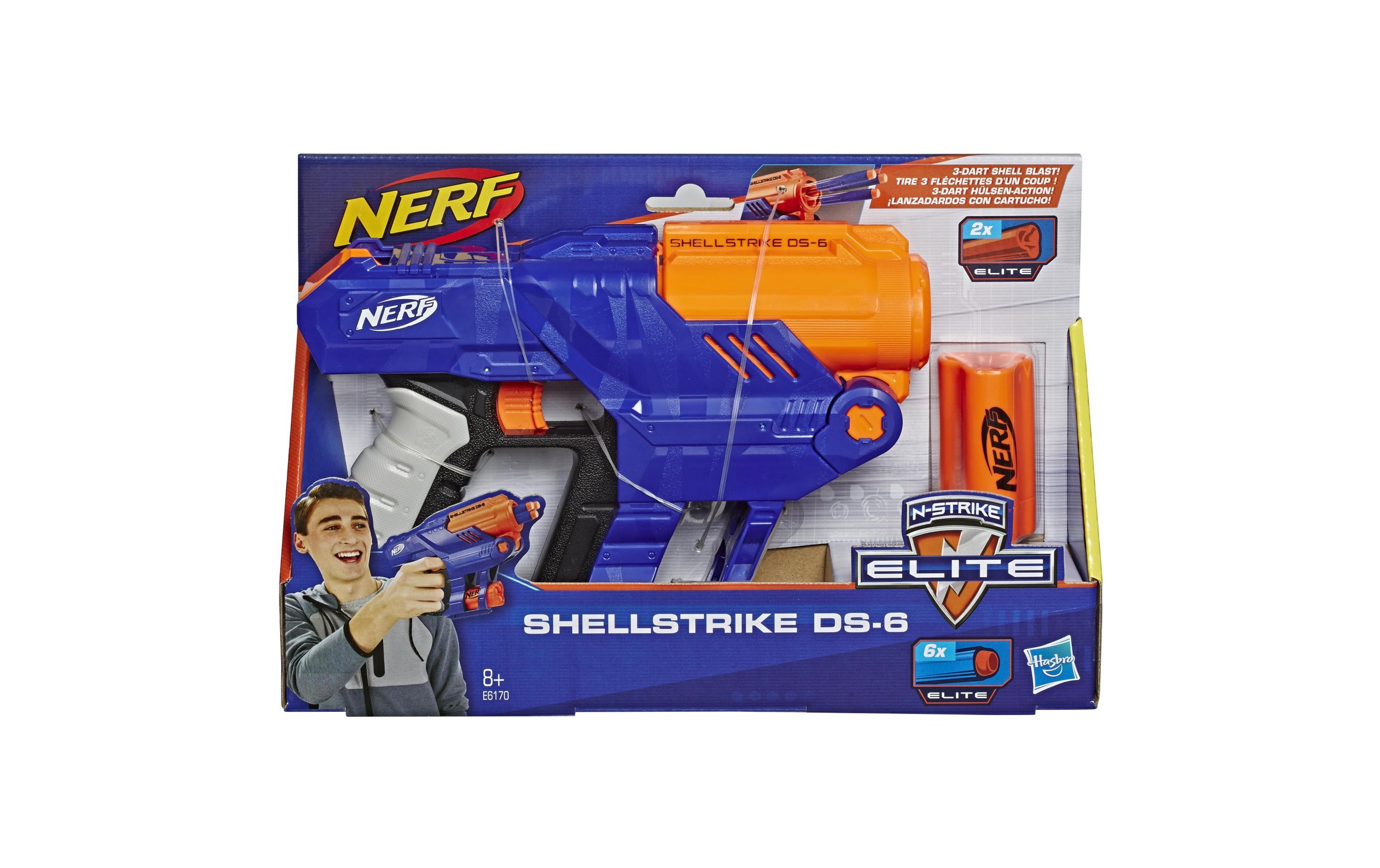 Nerf Blaster »Elite Shellstrike DS 6«