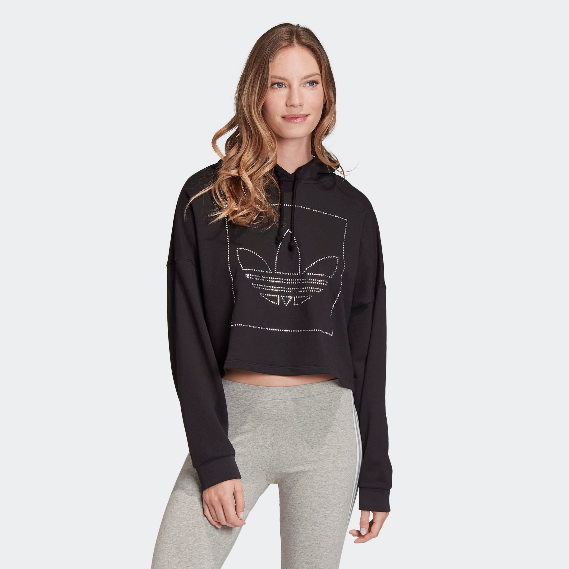 adidas originals cropped hoodie