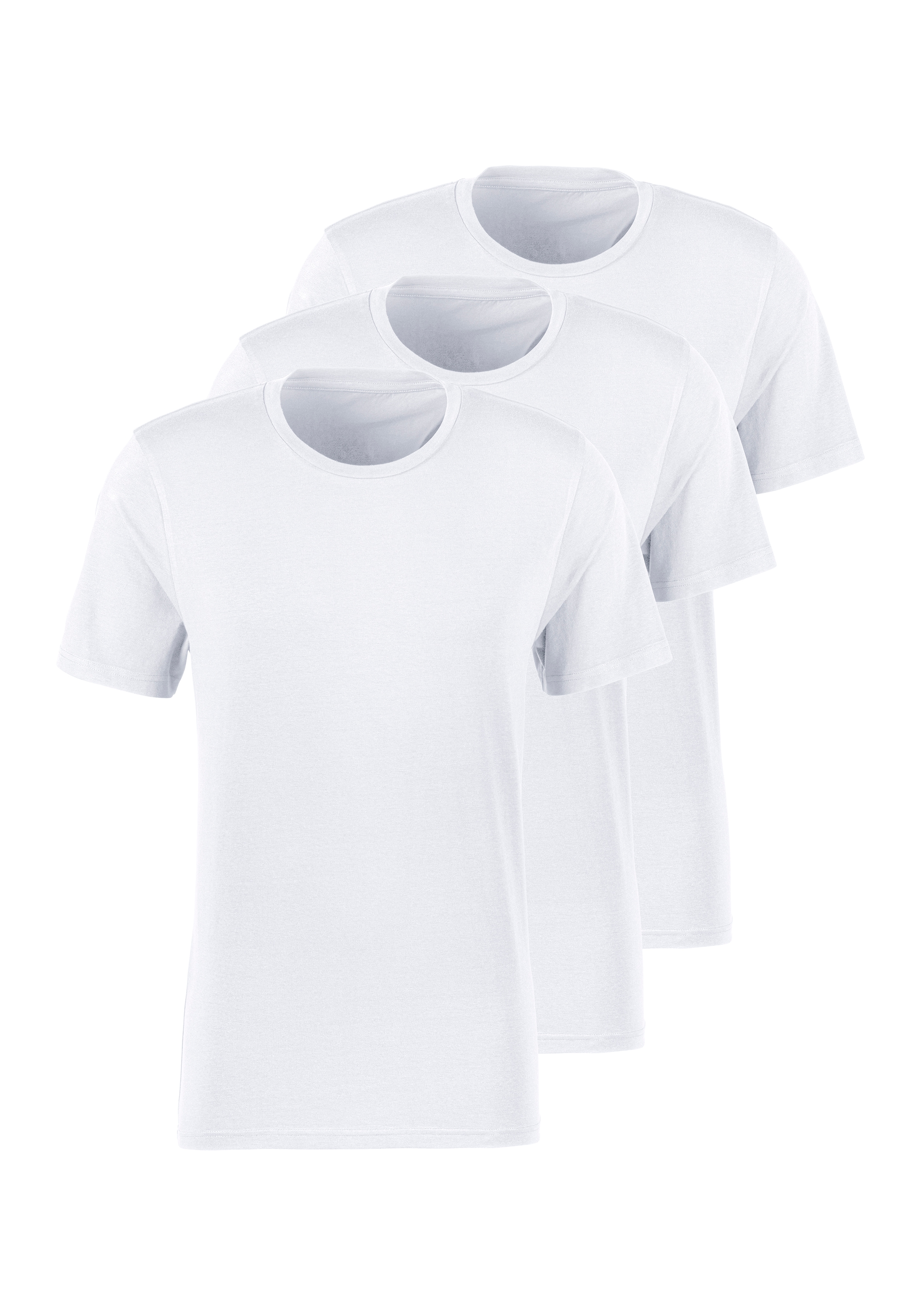 Bruno Banani T-Shirt Packung, 3 Stk. mit Rundhals-Ausschnitt