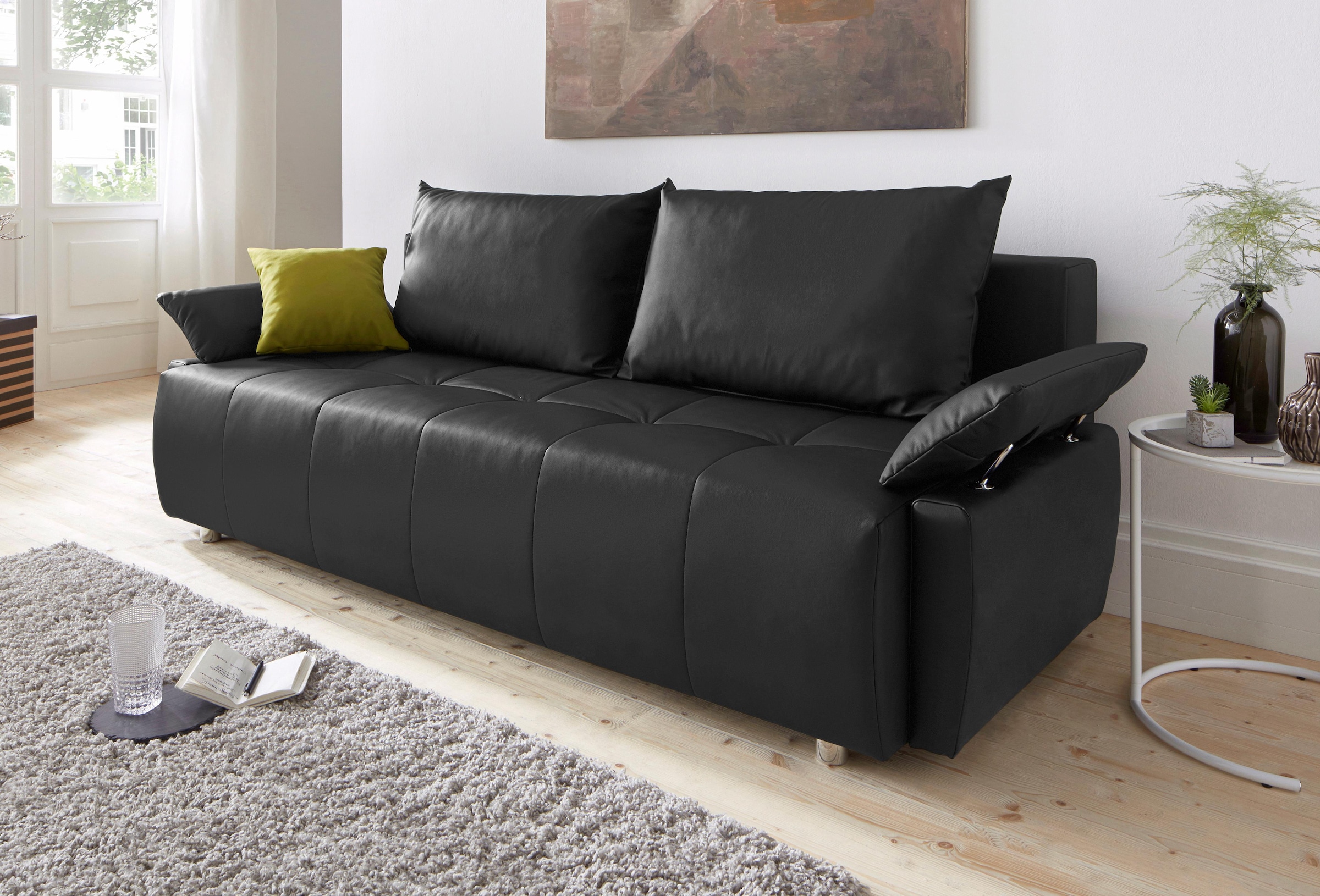 COLLECTION AB Schlafsofa »Funtastic«, mit 1 2 kaufen inklusive Bettfunktion, Federkern, Zierkissen Rücken- online | Jelmoli-Versand und