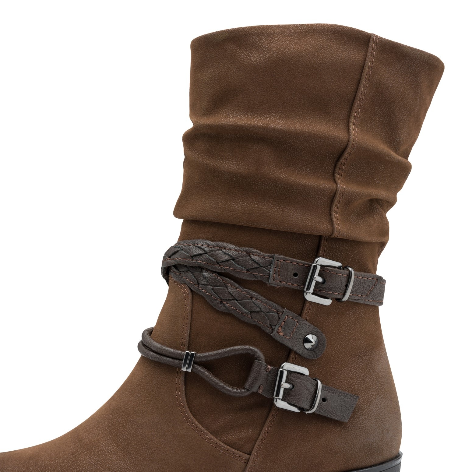 MARCO TOZZI Cowboy Stiefelette, mit schönen Zierriemchen