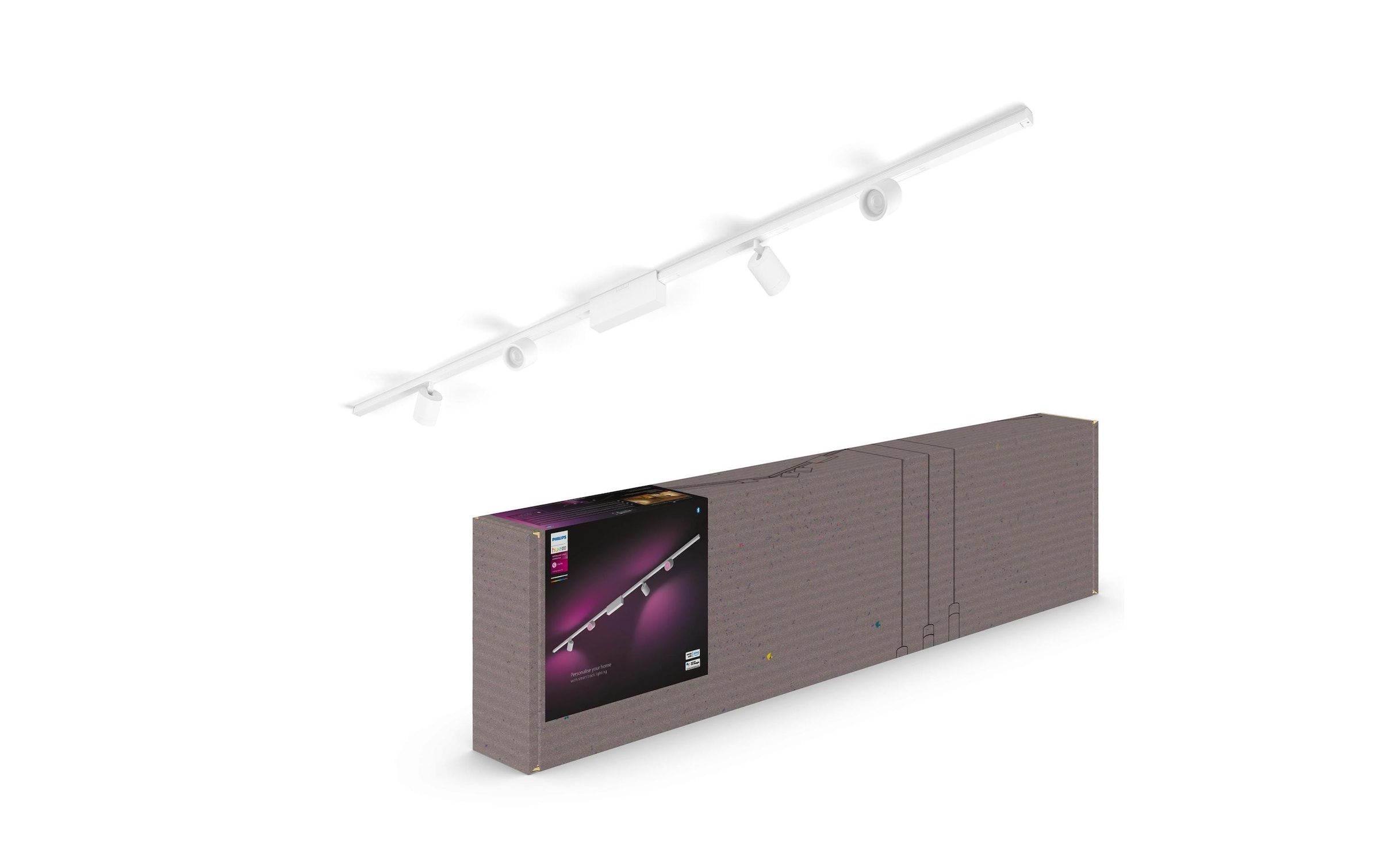 Philips Hue LED Wandleuchte »LED Schienenspot Perifo«, 4 flammig