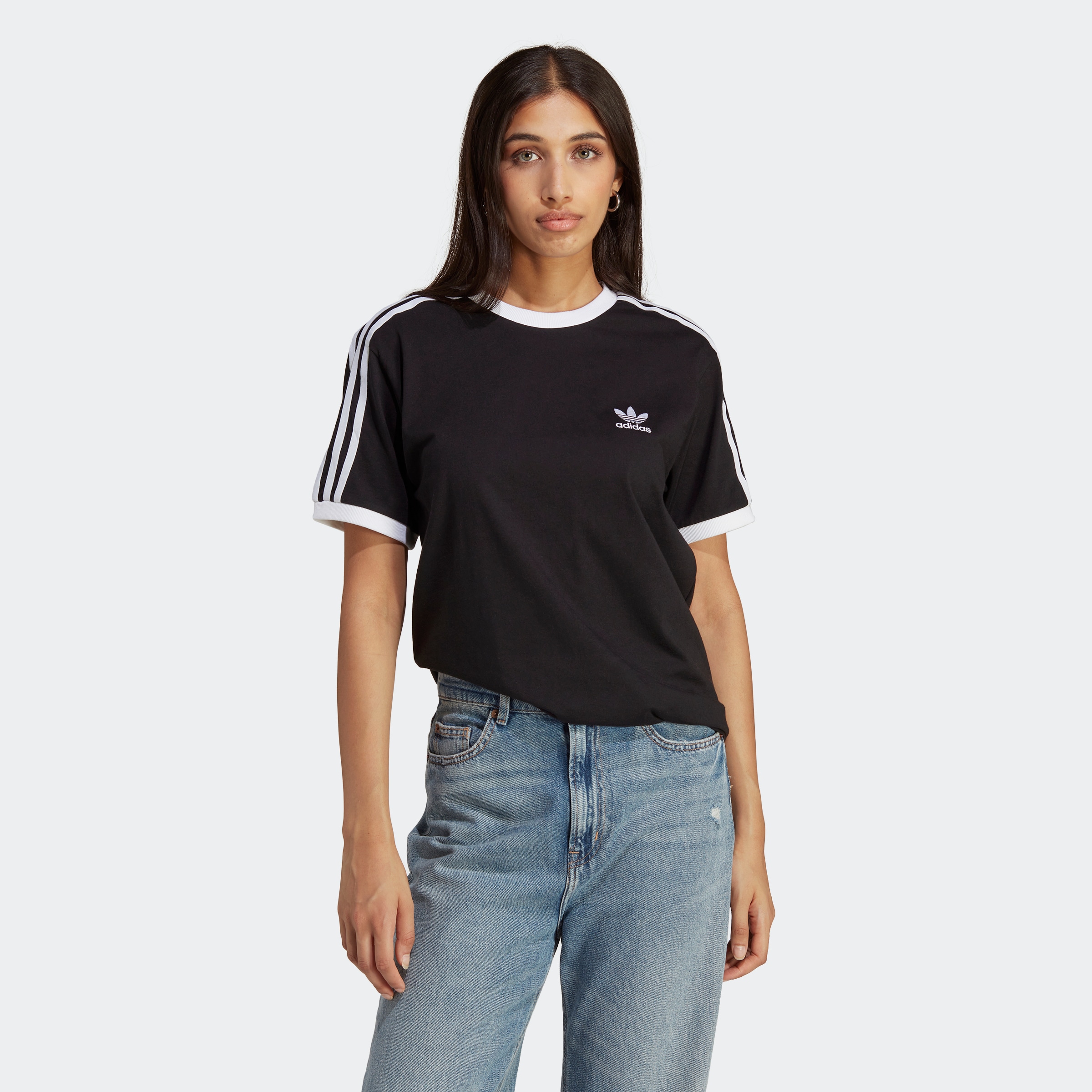 Adidas 3 shop streifen shirt