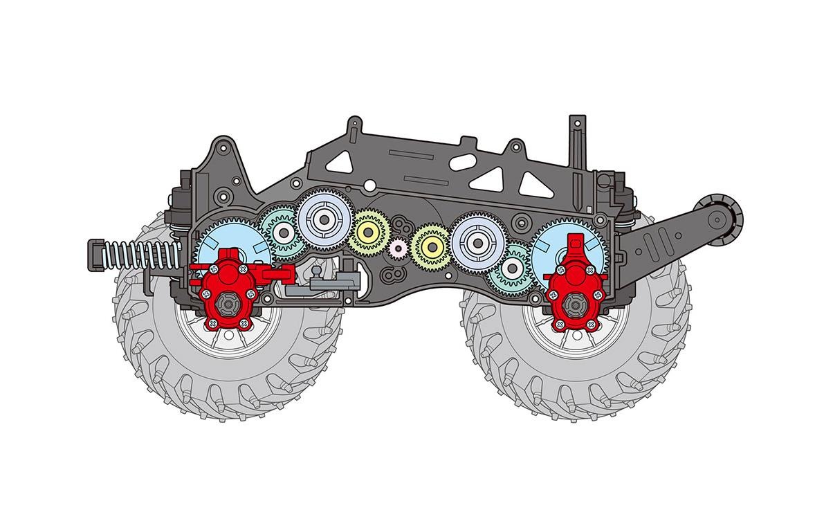 Tamiya RC-Auto »Beetle Trail GF-01TR 4WD Bausatz«