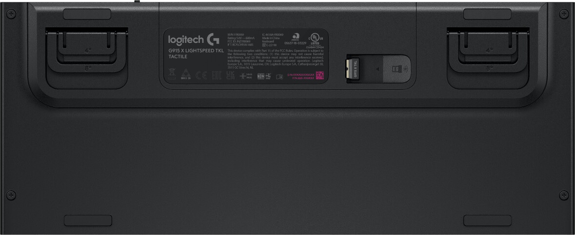 Logitech G Gaming-Tastatur »G915 X LIGHTSPEED TKL Wireless Gaming Keyboard - BLACK - DEU«