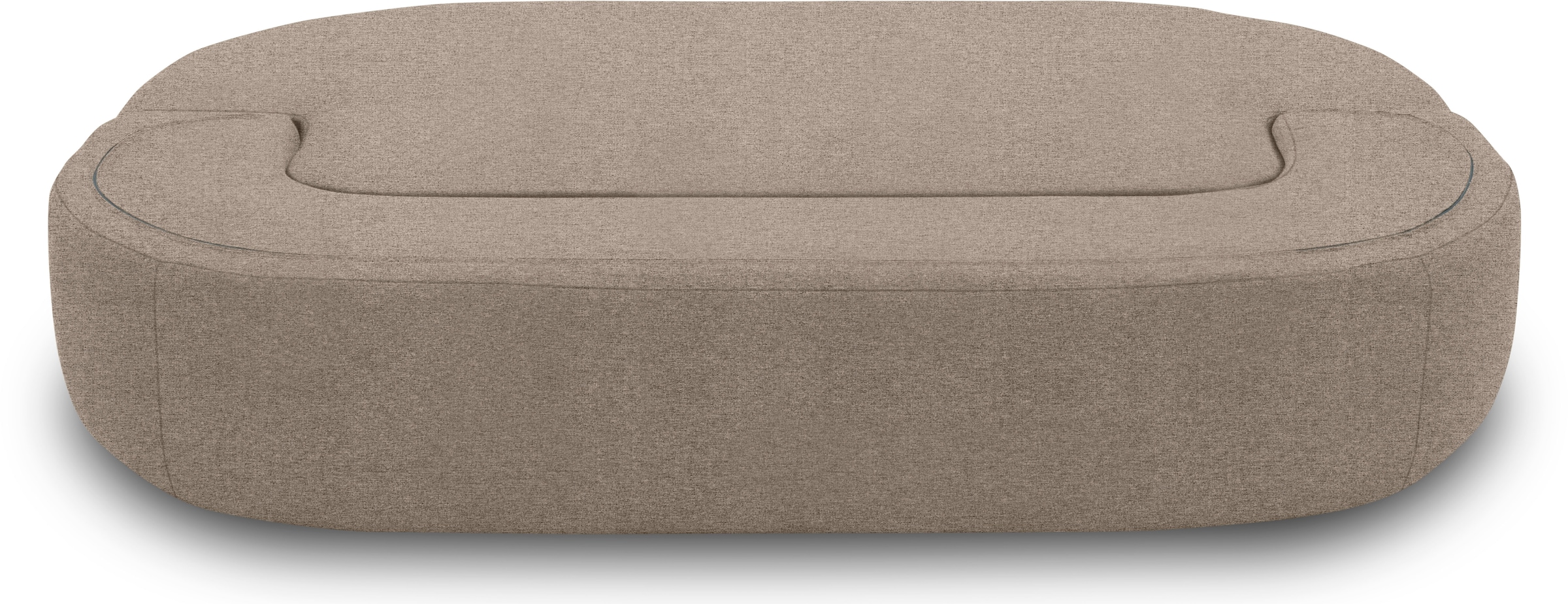 INOSIGN Schlafsofa »Denair oval Federkern«, 2-Sitzer durch Klappen verwandeln in eine Liegefläche