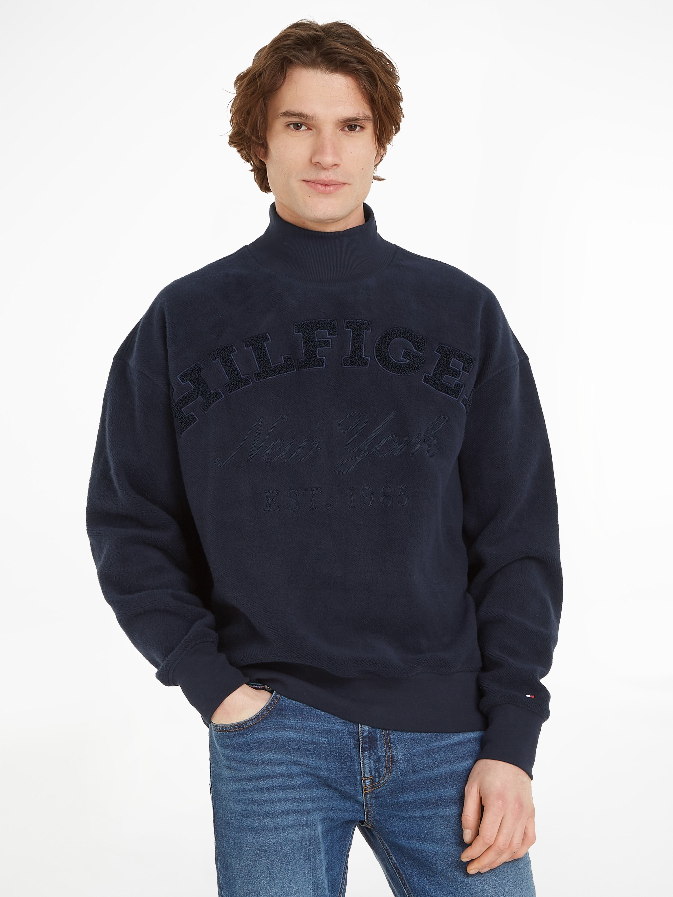 Tommy Hilfiger Sweatshirt »MONOTYPE online ARCH HIGH MOCK | Jelmoli-Versand shoppen NECK«