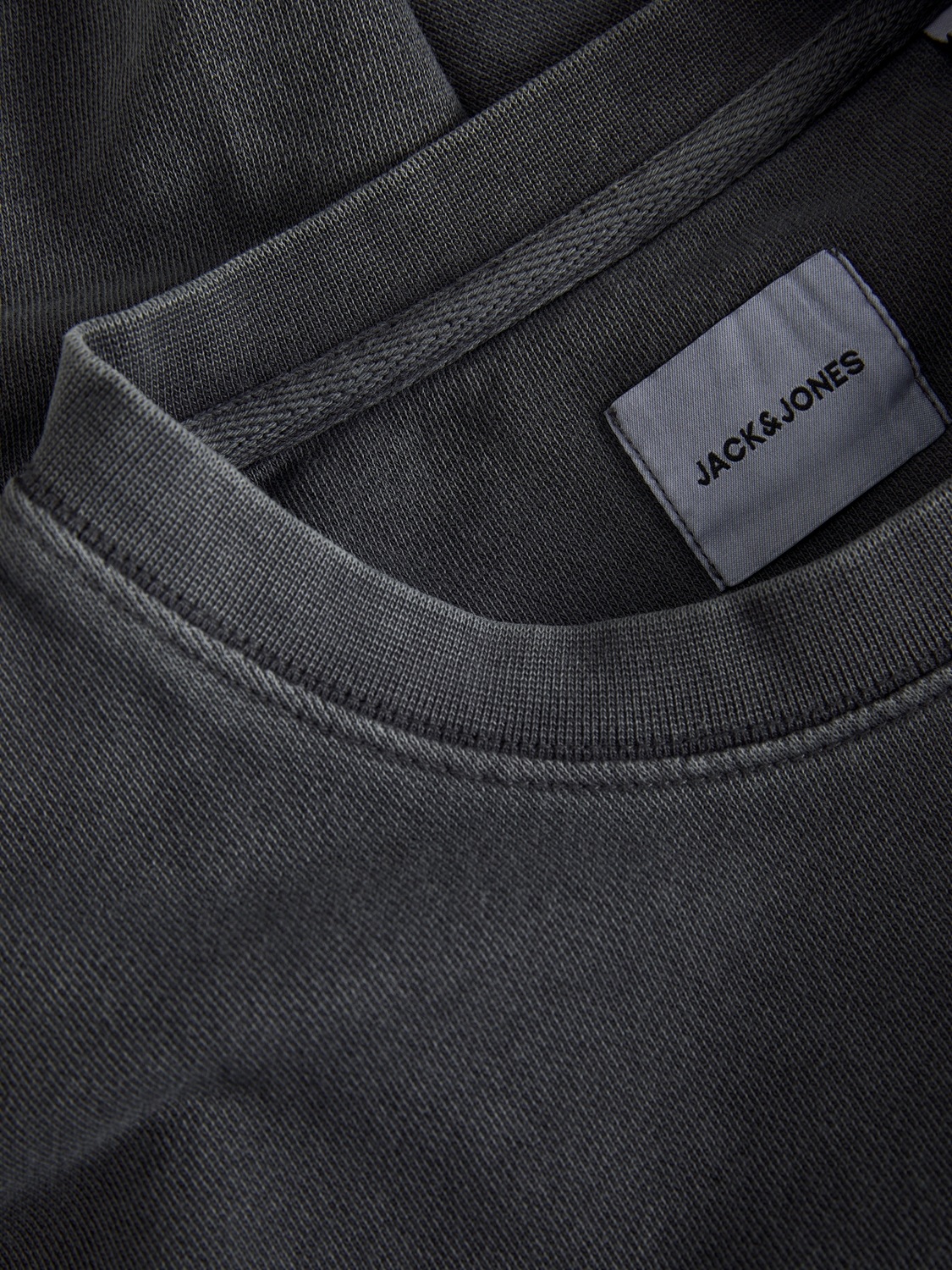 Jack & Jones Sweatshirt »JJECHARGE FADED SWEAT CREW NECK NOOS«, mit Rippbündchen