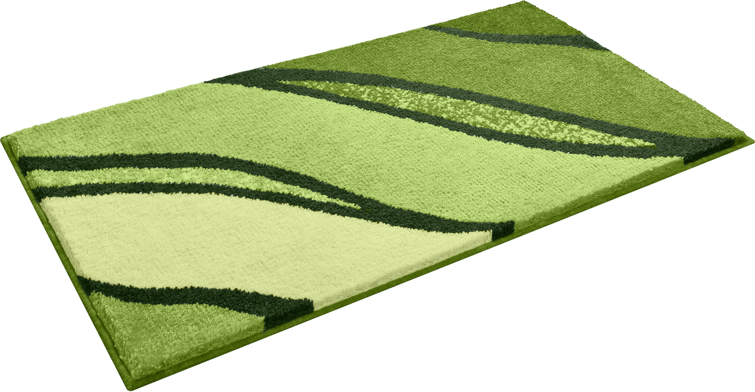 Grund Badematte »Belize, Badvorleger, Badezimmer Teppich, sehr weich«, rutschhemmend beschichtet, schnell trocknend-fussbodenheizungsgeeignet, weiche Haptik, auch als 3 teiliges Set erhältlich, Made in Europe