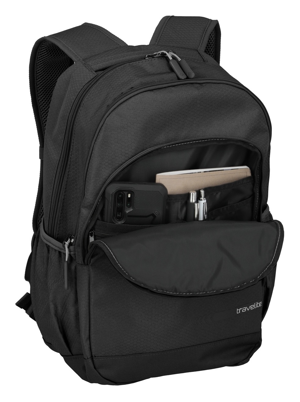 travelite Laptoprucksack »KICK OFF Rucksack L«, Freizeitrucksack Arbeitsrucksack Schulrucksack Reiserucksack