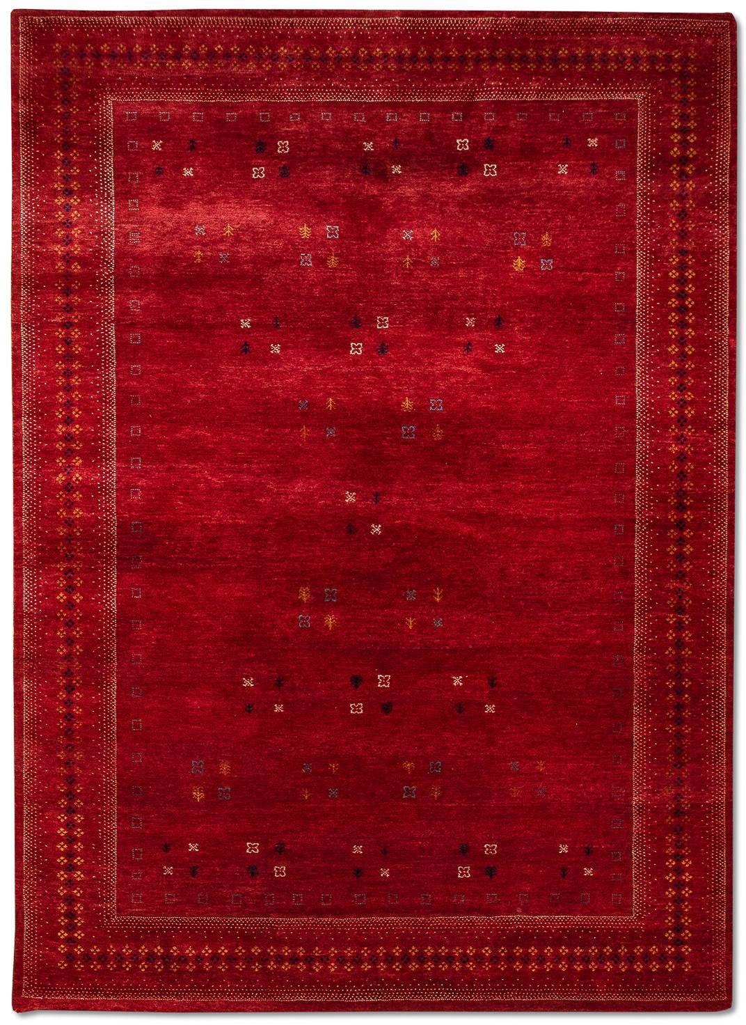 morgenland Wollteppich »LORIBAFT CROCO«, rechteckig, 18 mm Höhe, reine Wolle, Luxus, fein Handgeknüpft, Wohnzimmer