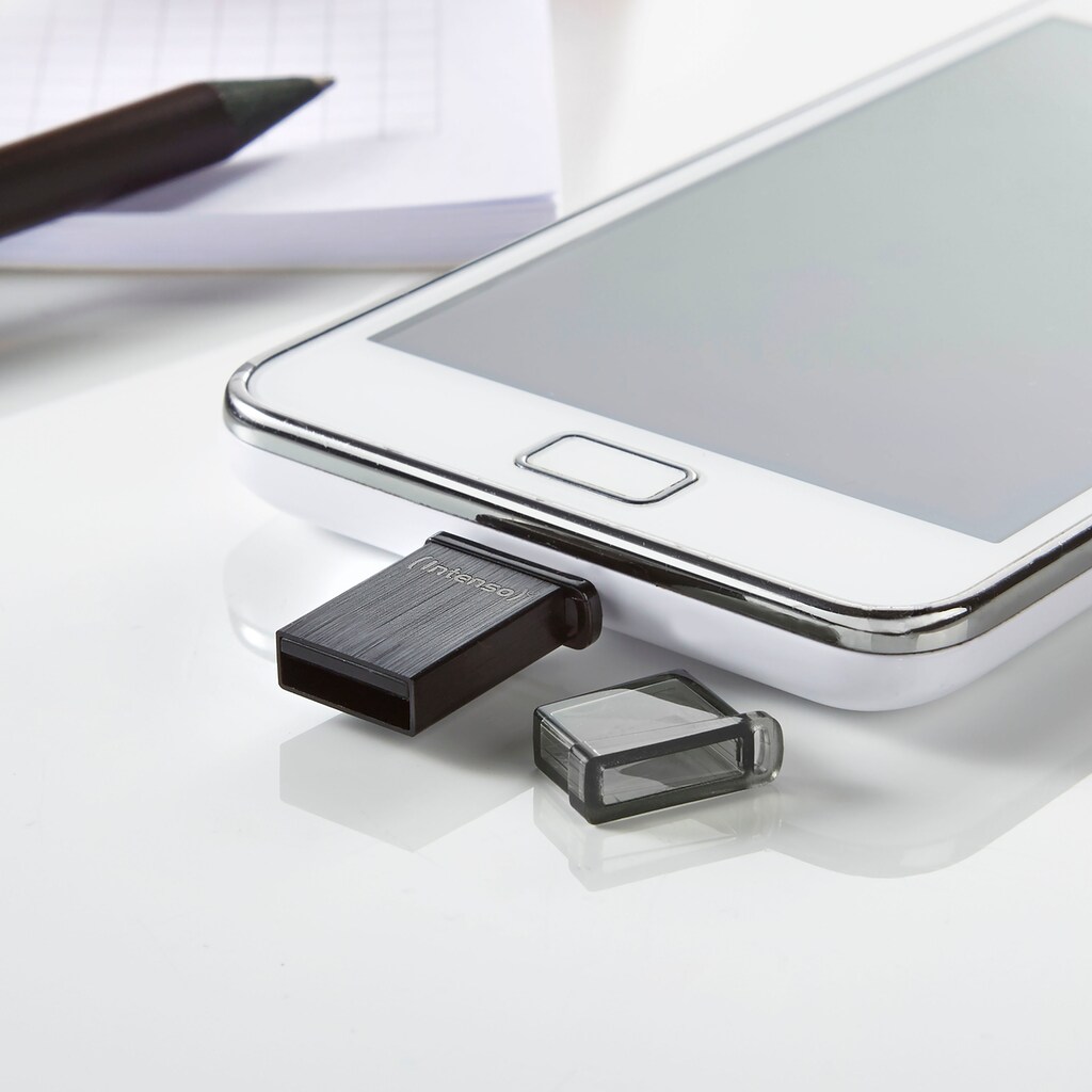 Intenso USB-Stick »Mini Mobile Line«, (Lesegeschwindigkeit 20 MB/s)