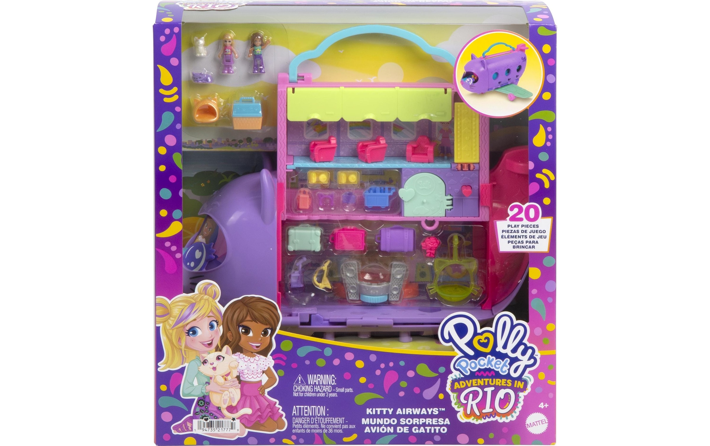 Polly Pocket Spielzeug-Flugzeug »Kitty Plane«