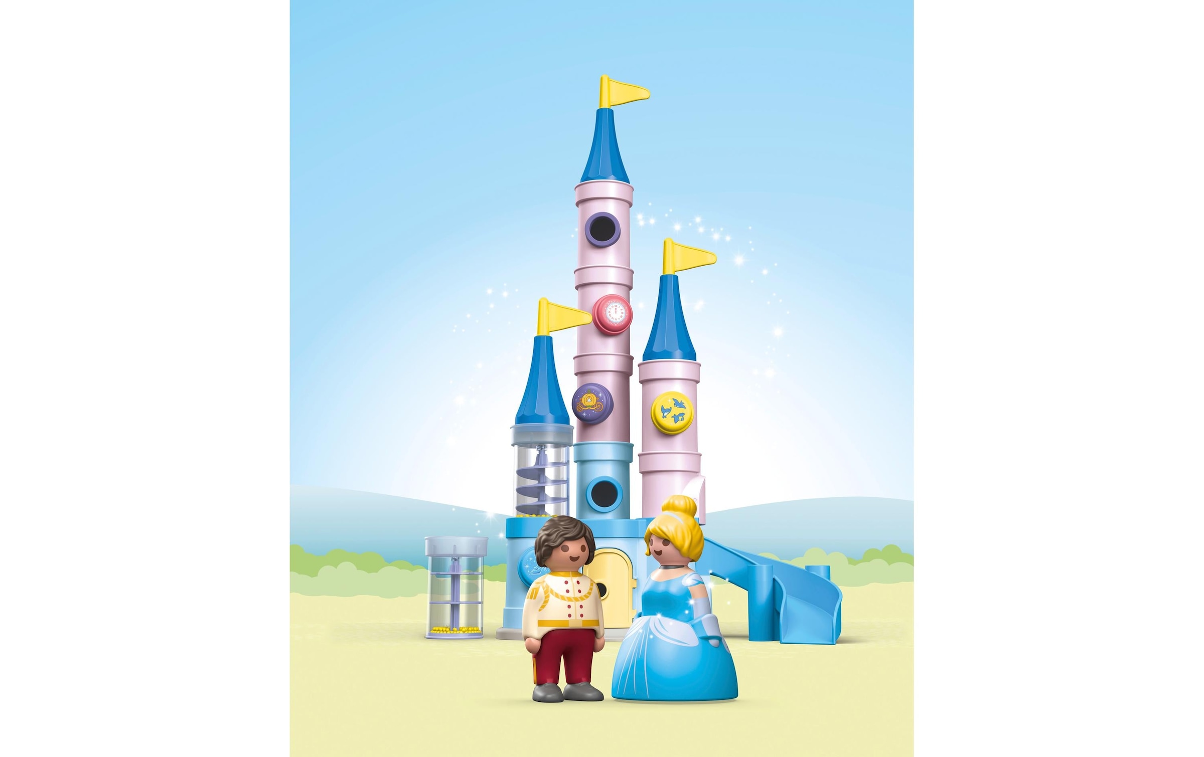 Playmobil® Spielbausteine »Junior & Disney: Cinderellas Schloss 71457«, (25 St.)