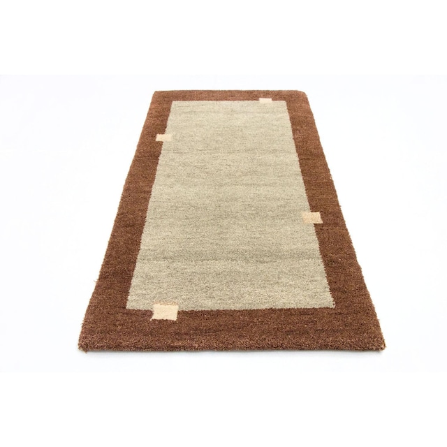 morgenland Wollteppich »Gabbeh Teppich handgeknüpft grau«, rechteckig,  handgeknüpft online kaufen | Jelmoli-Versand
