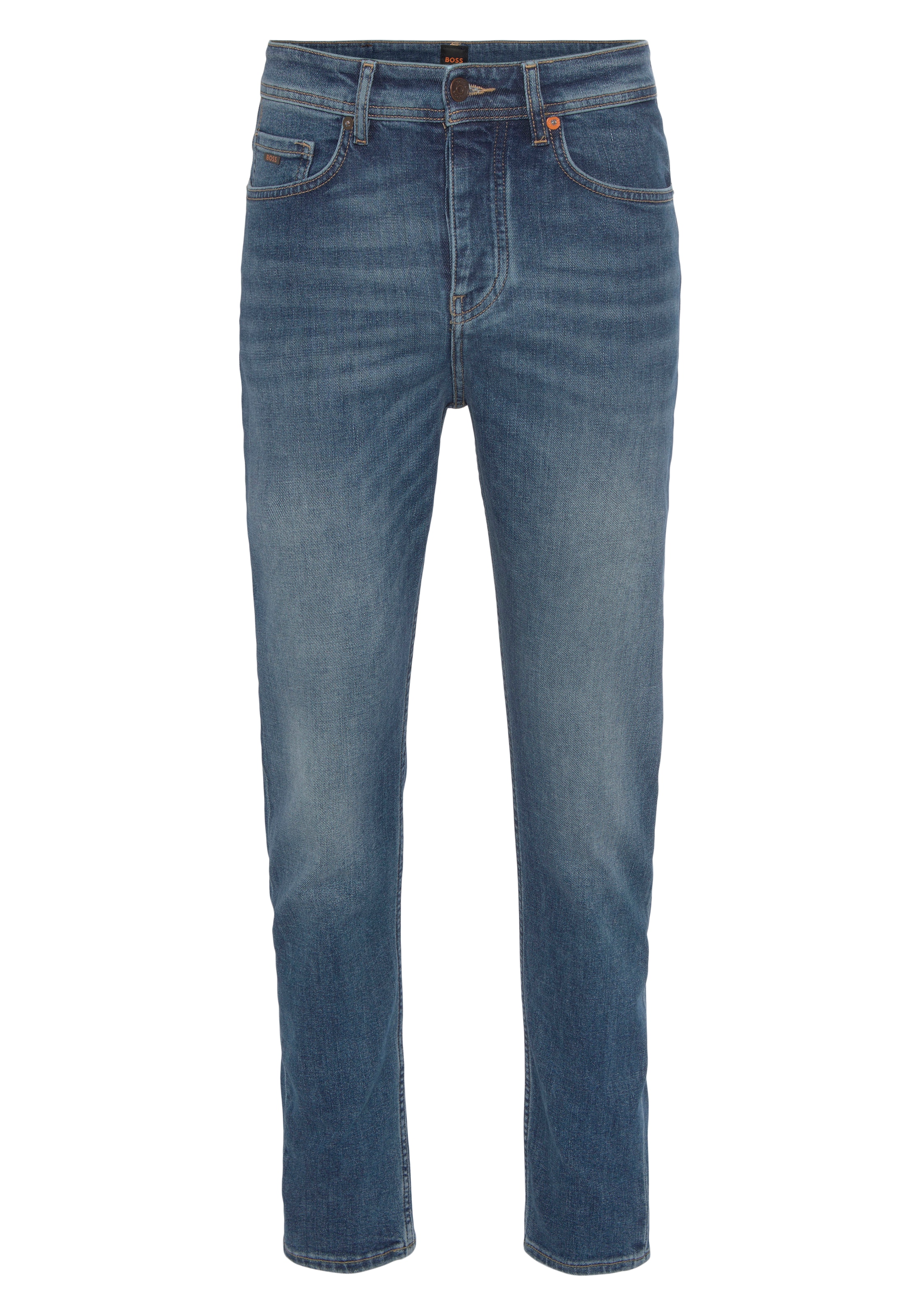 BOSS ORANGE Regular-fit-Jeans »Taber BC C«, mit BOSS Label