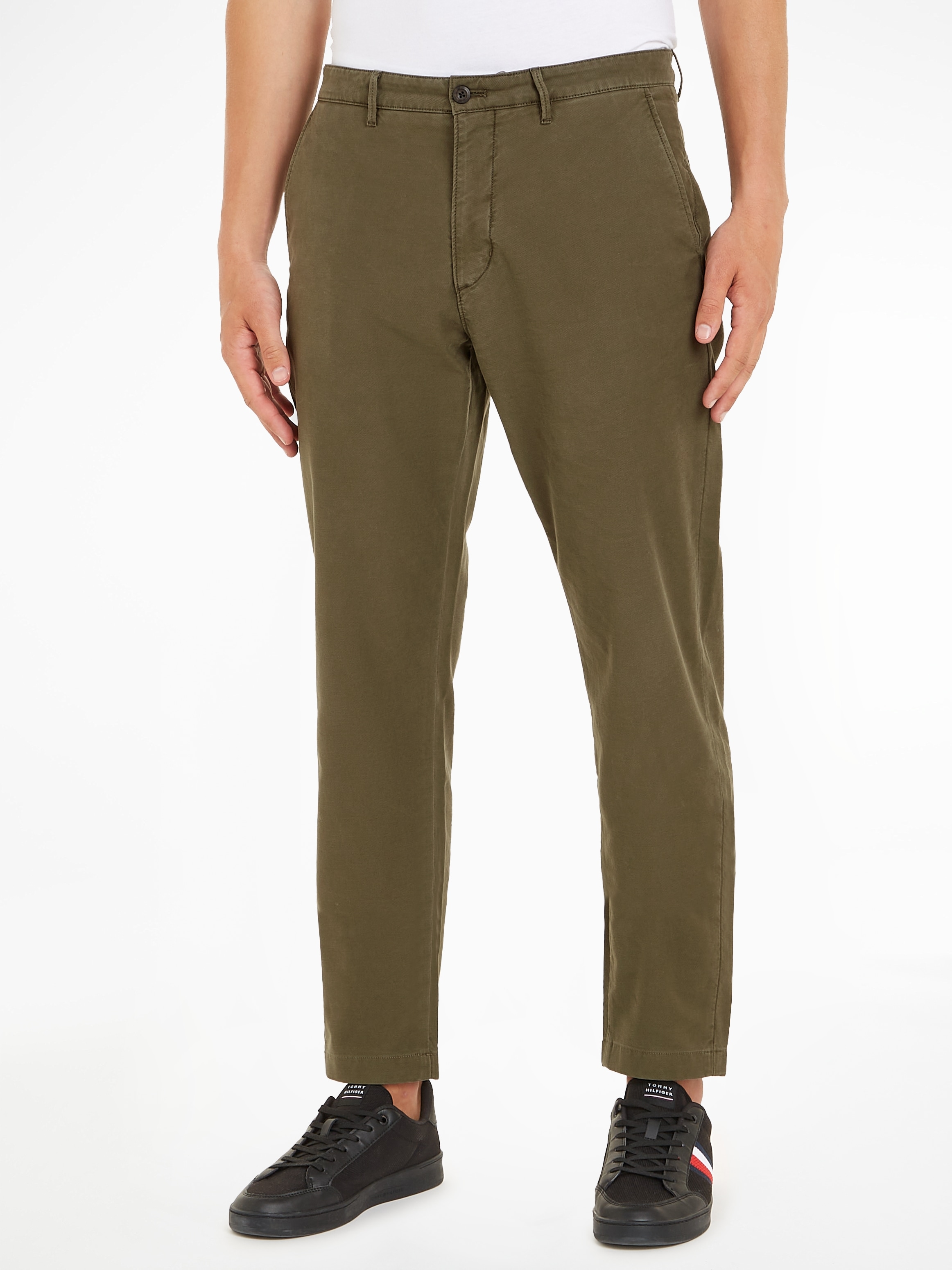 Tommy Hilfiger Chinohose »CHINO CHELSEA GABARDINE GMD« mit Logostickerei auf der Hintertasche