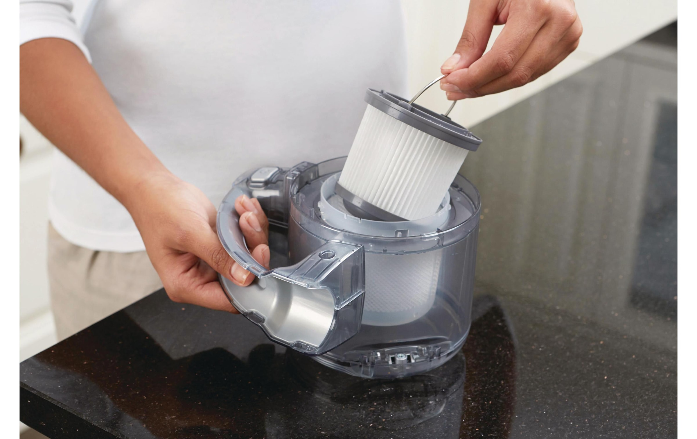 Black + Decker Akku-Handstaubsauger »Dustbuster Flexi Silberfarben«