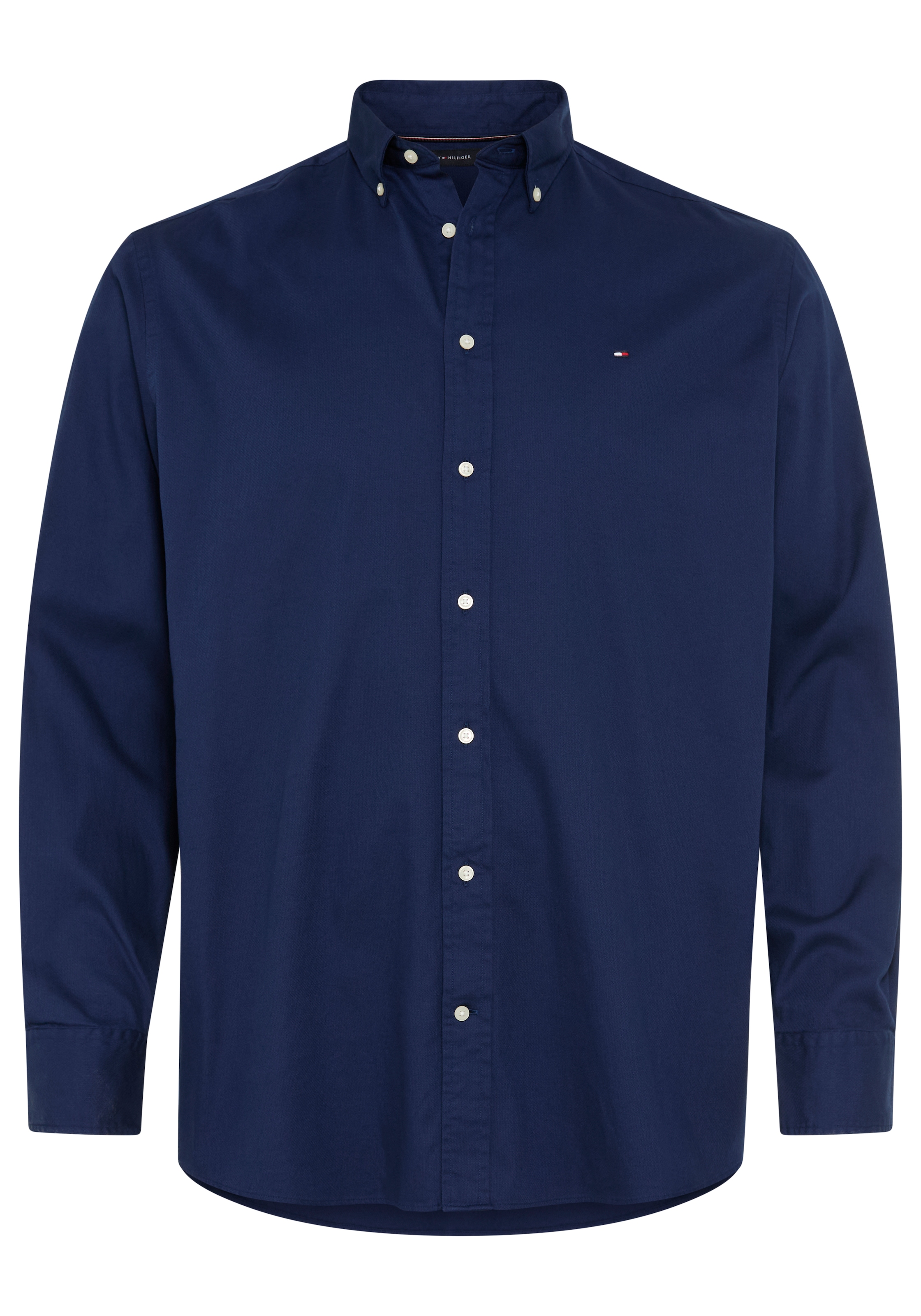 Tommy Hilfiger Big & Tall Langarmhemd, Grosse Grössen, Button-Down-Kragen