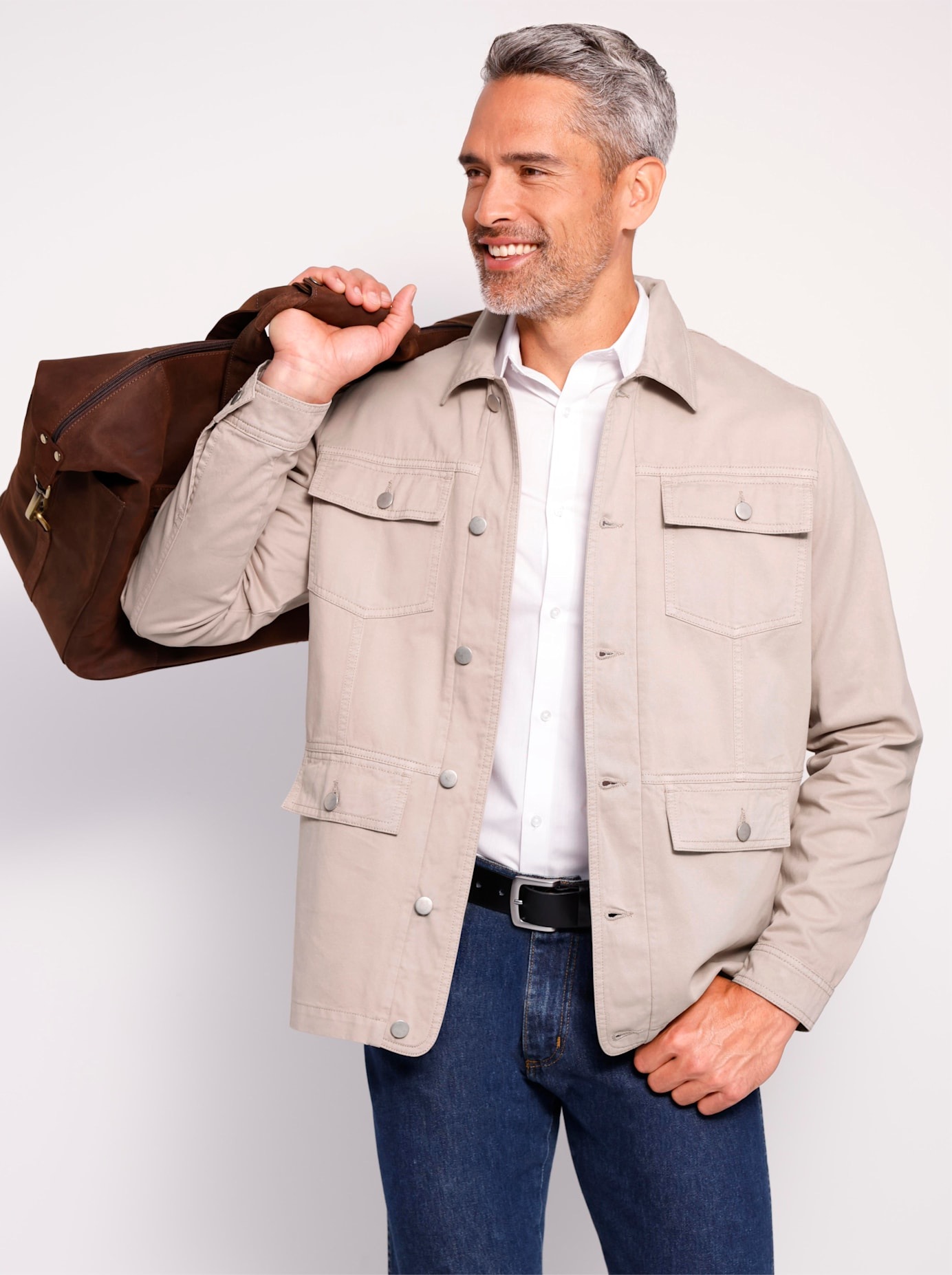 Classic Langjacke ohne Kapuze