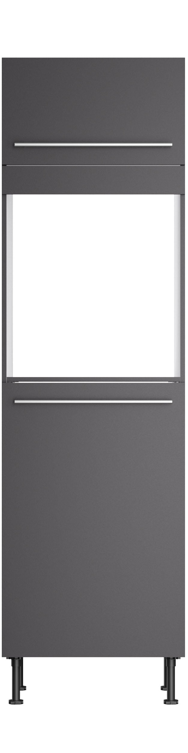 KOCHSTATION Backofen/Kühlumbauschrank »KS-Bern2«, B 60 cm, H 211,8 cm, 1 Klappe, 1 Tür (H 89,2 cm), 1 feste Blende
