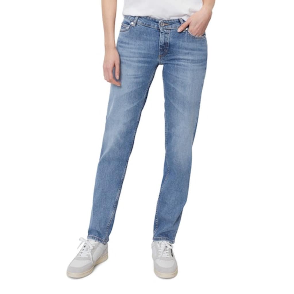 Marc O'Polo 5-Pocket-Jeans »Denim trouser, straight fit, regular length, mid waist«