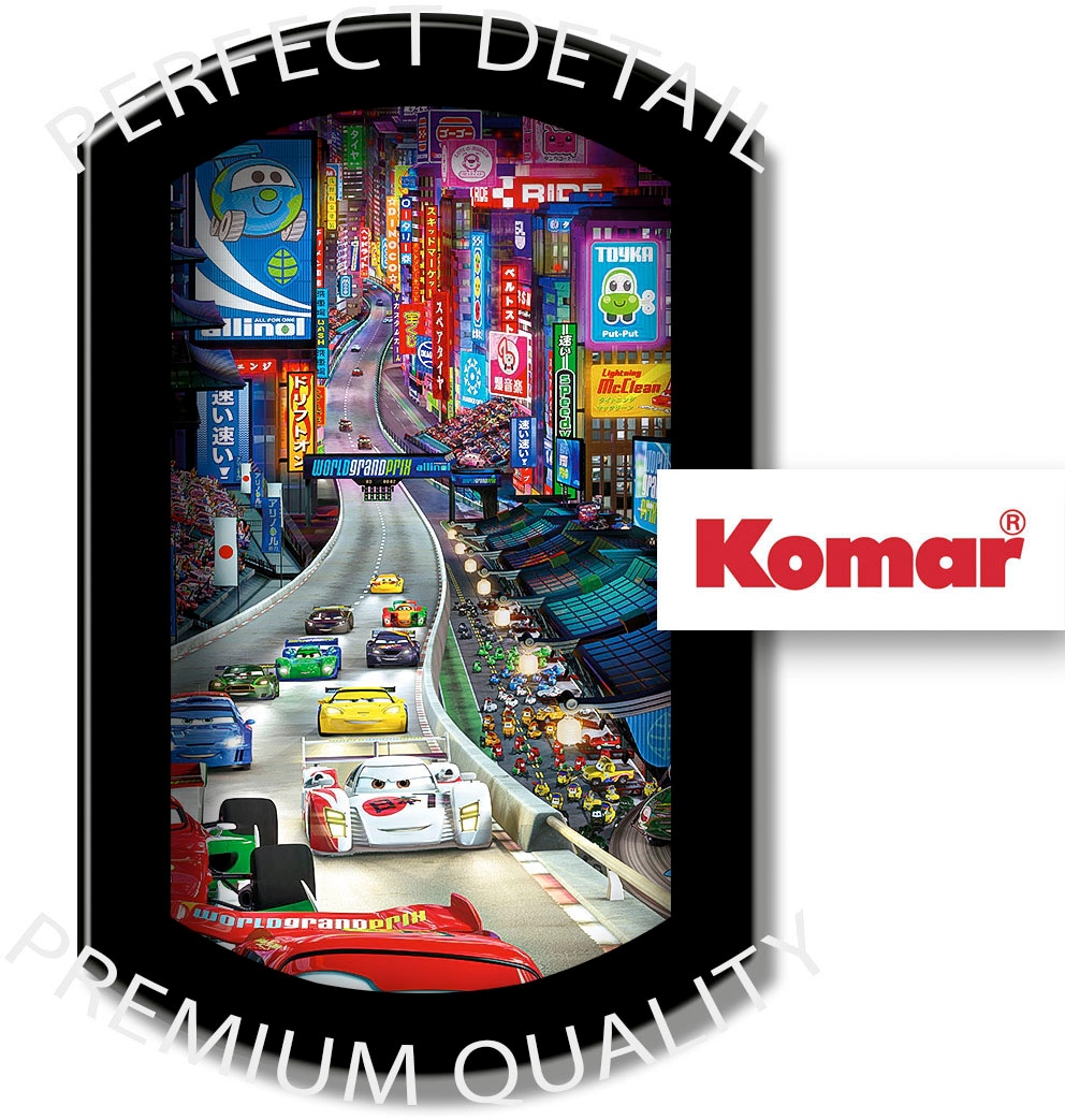 Komar Fototapete »Papier Fototapete - Cars Tokio - Grösse 73 x 202 cm«, bedruckt