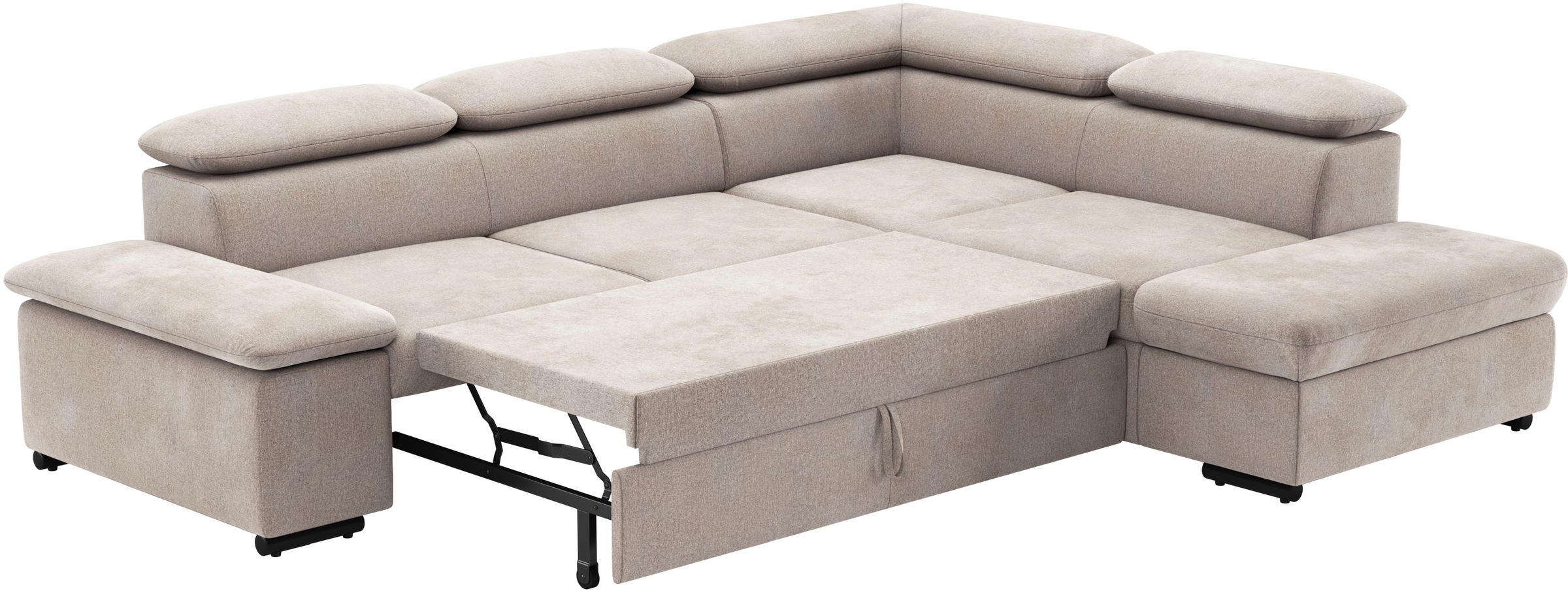 sit&more Ecksofa »Alcudia L-Form«, mit Armteilverstellung, optional Kopfteilverstellung und Bettfunktion