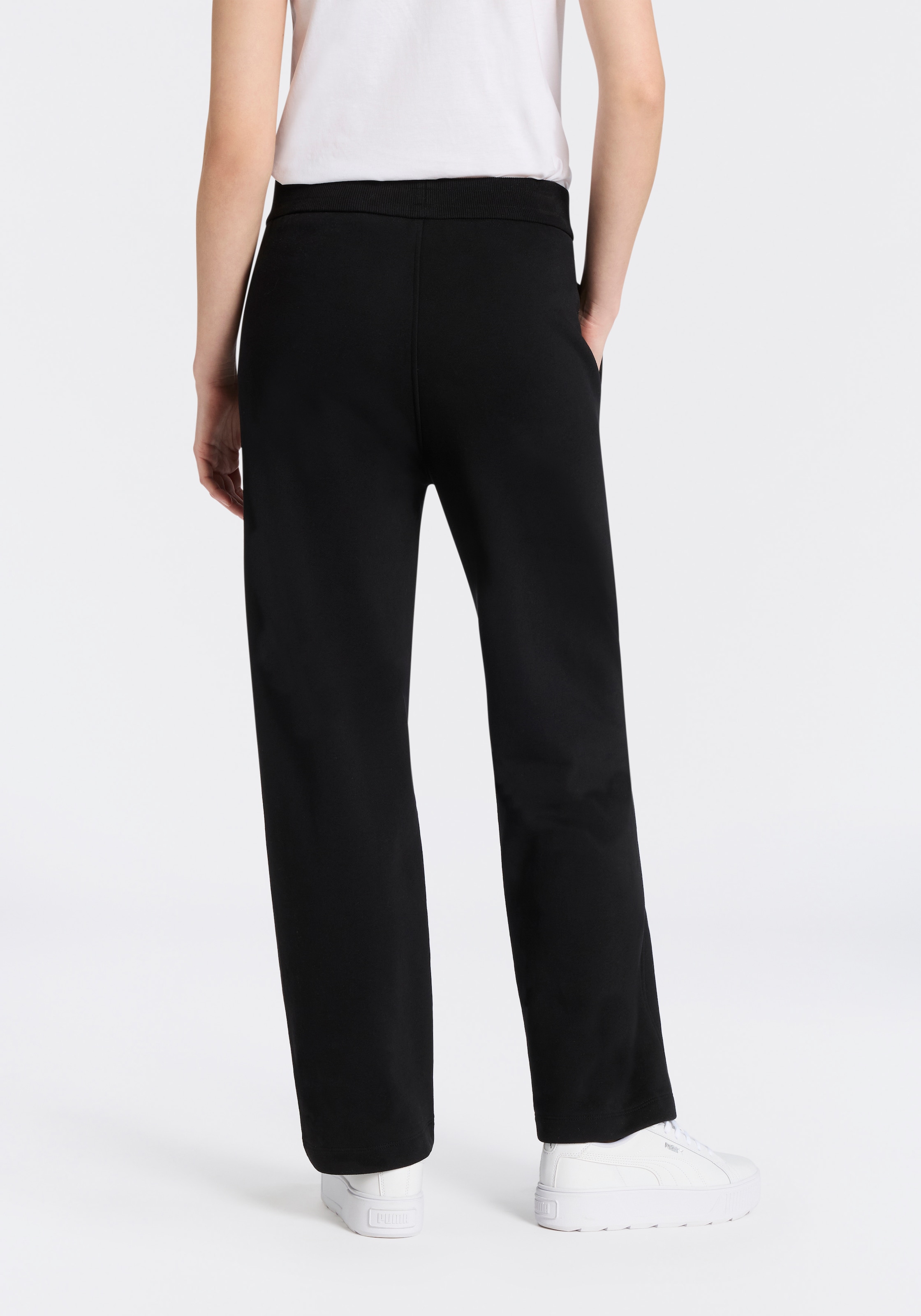 BOSS ORANGE Jogger Pants "Endless Premium Damenmode" mit geripptem Bund, gerade geschnitten