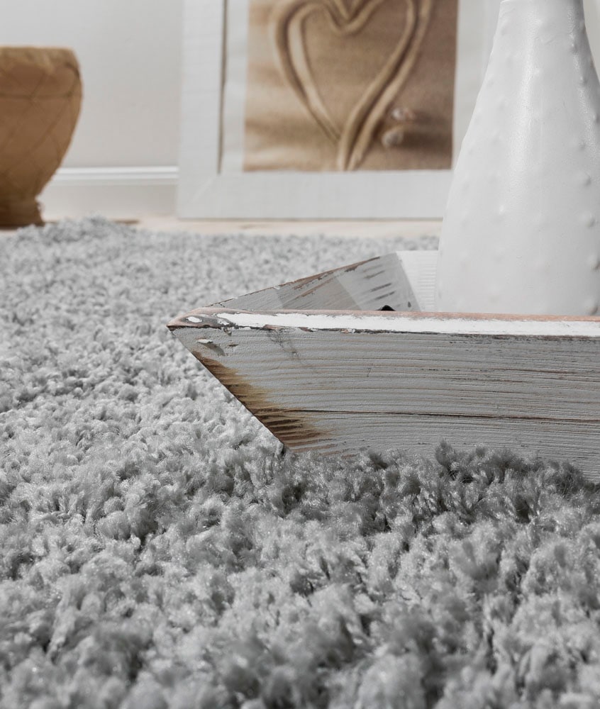 Paco Home Hochflor-Teppich »Sky 250«, rechteckig, 34 mm Höhe, gewebt, Uni-Farben, intensive Farbbrillanz, auch als Läufer erhältlich