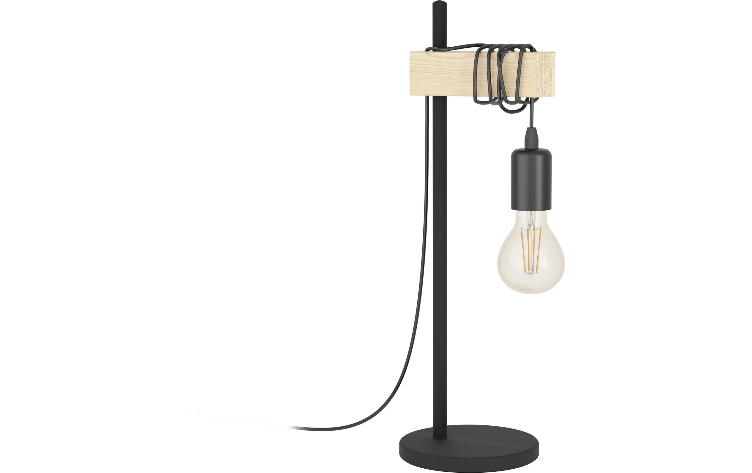 EGLO LED Tischleuchte »TOWNSHEND exkl E27 1x10W«, Holzart: Kiefer (Neuseeland)