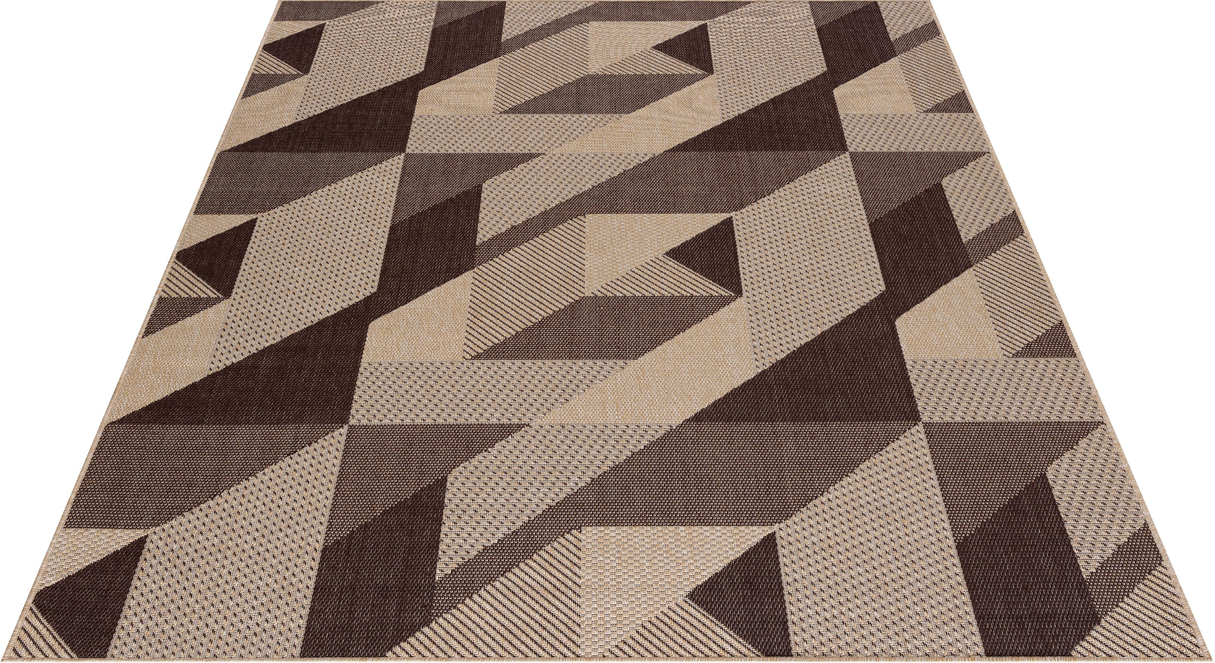 mit Muster, affaire schmutzabweisend, und rechteckig, shoppen Home Outdoor Teppich online geometrischem In- geeignet Jelmoli-Versand »Borfin«, |