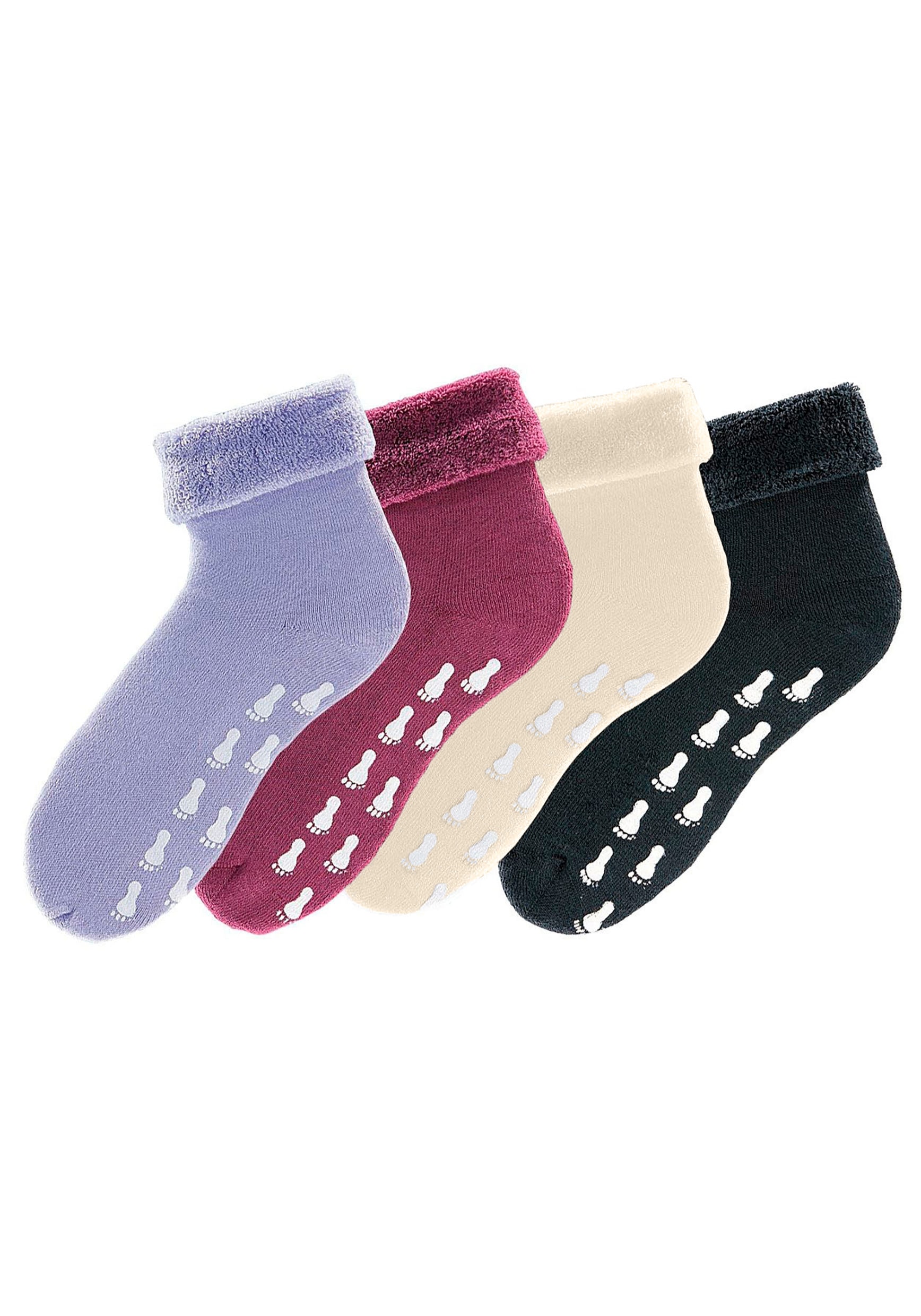 ♕ Go in ABS-Socken, (4 Paar), mit Antirutschsohle und Vollfrottee online  bestellen bei Jelmoli-Versand Schweiz