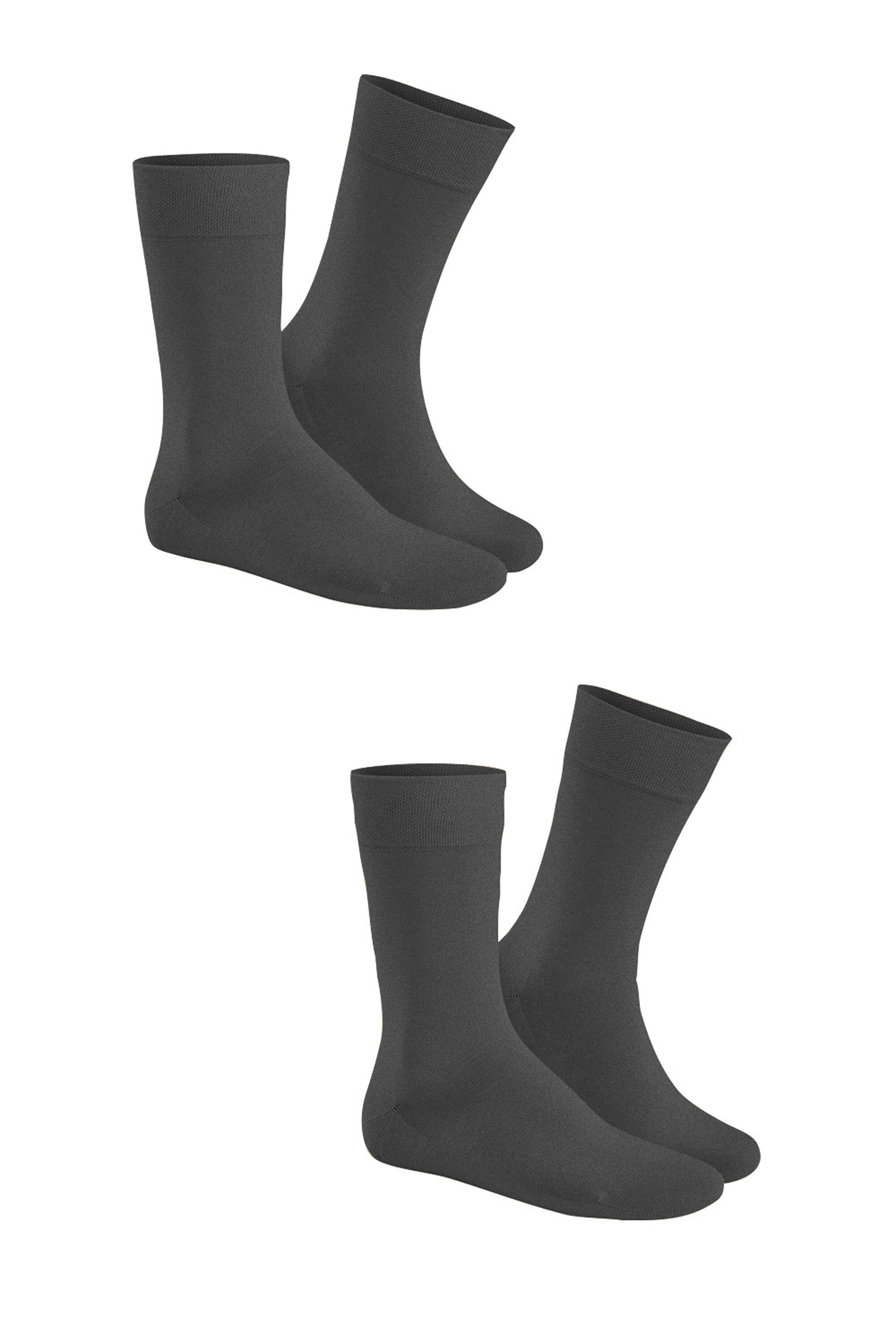 Hudson Socken "ONLY 2-PACK" 2erPack, Komfortbund mit weitem Fussausschnitt