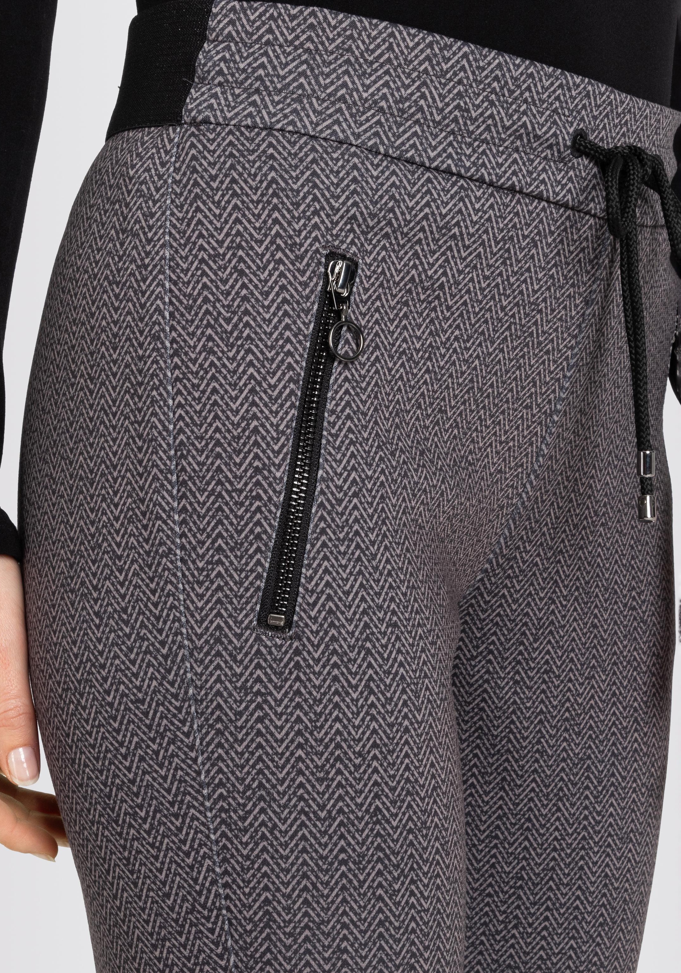 MAC Jerseyhose »easy smart«, mit dezenten Reisserschluss-Taschen