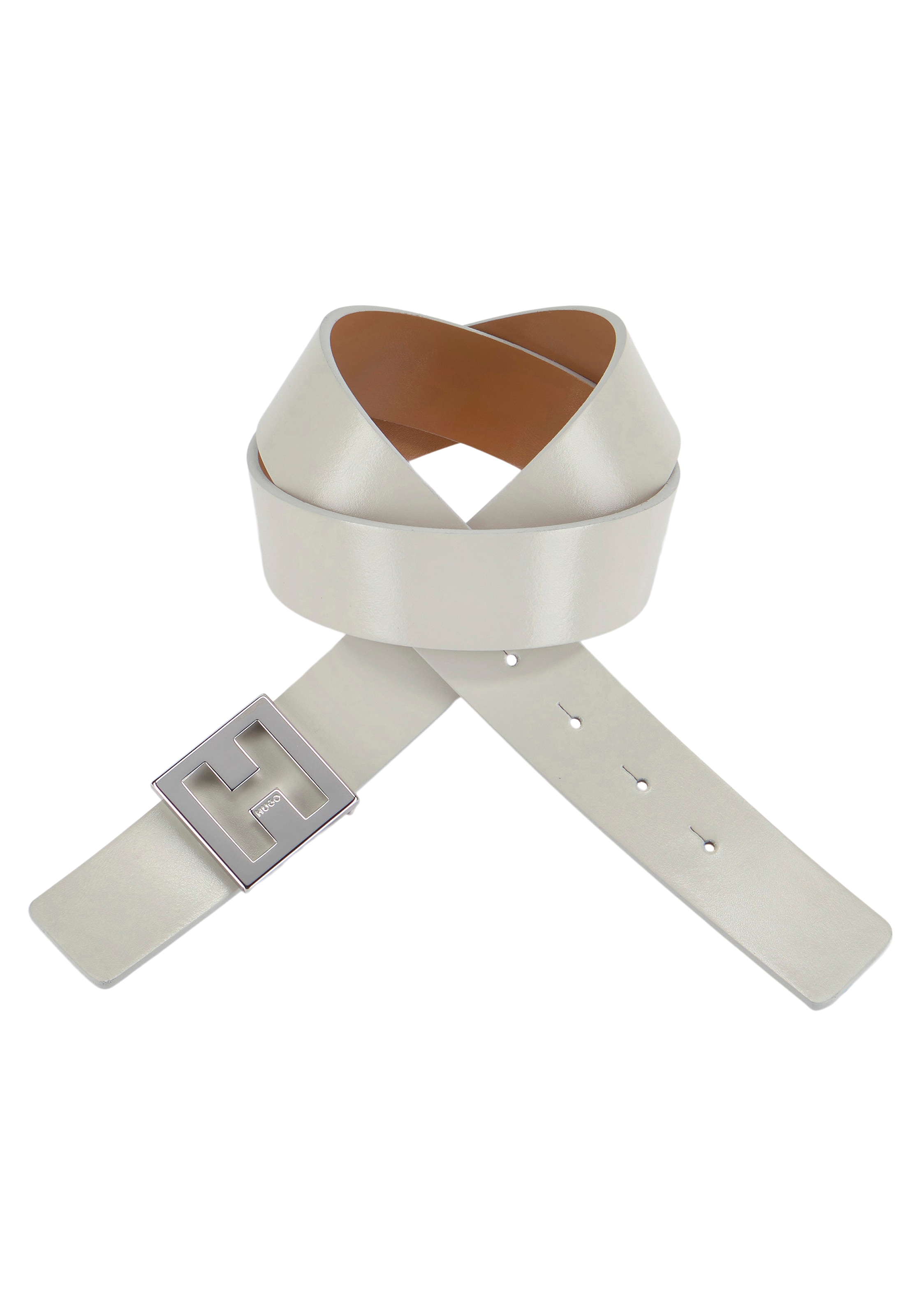 Wendegürtel Leder online Belt | 3,5cm Jelmoli-Versand Monogramm-Schliesse mit HUGO C.«, aus »Jodie bestellen