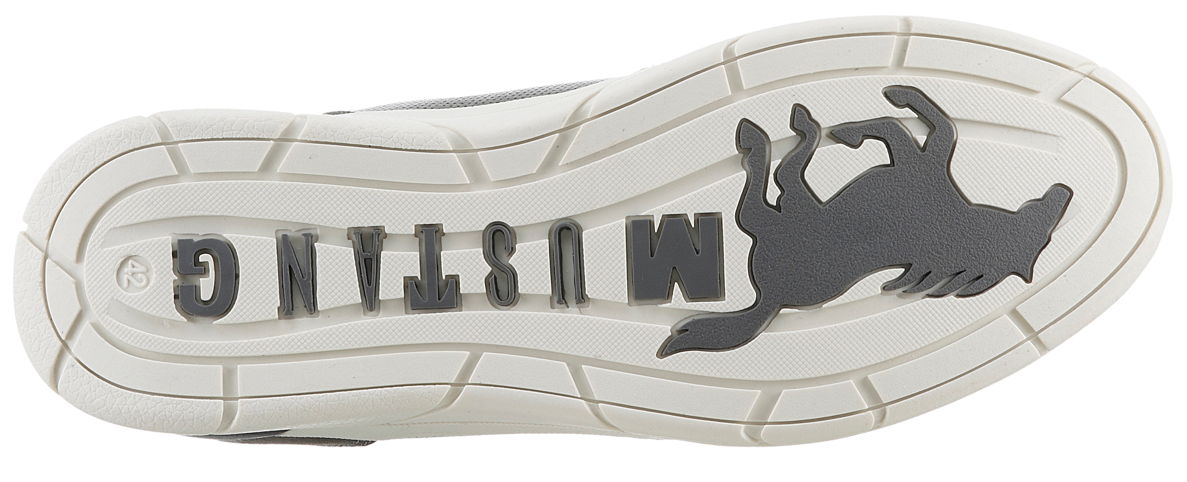 Mustang Shoes Sneaker, mit seitlichem Reissverschluss, Freizeitschuh, Halbschuh, Schnürschuh