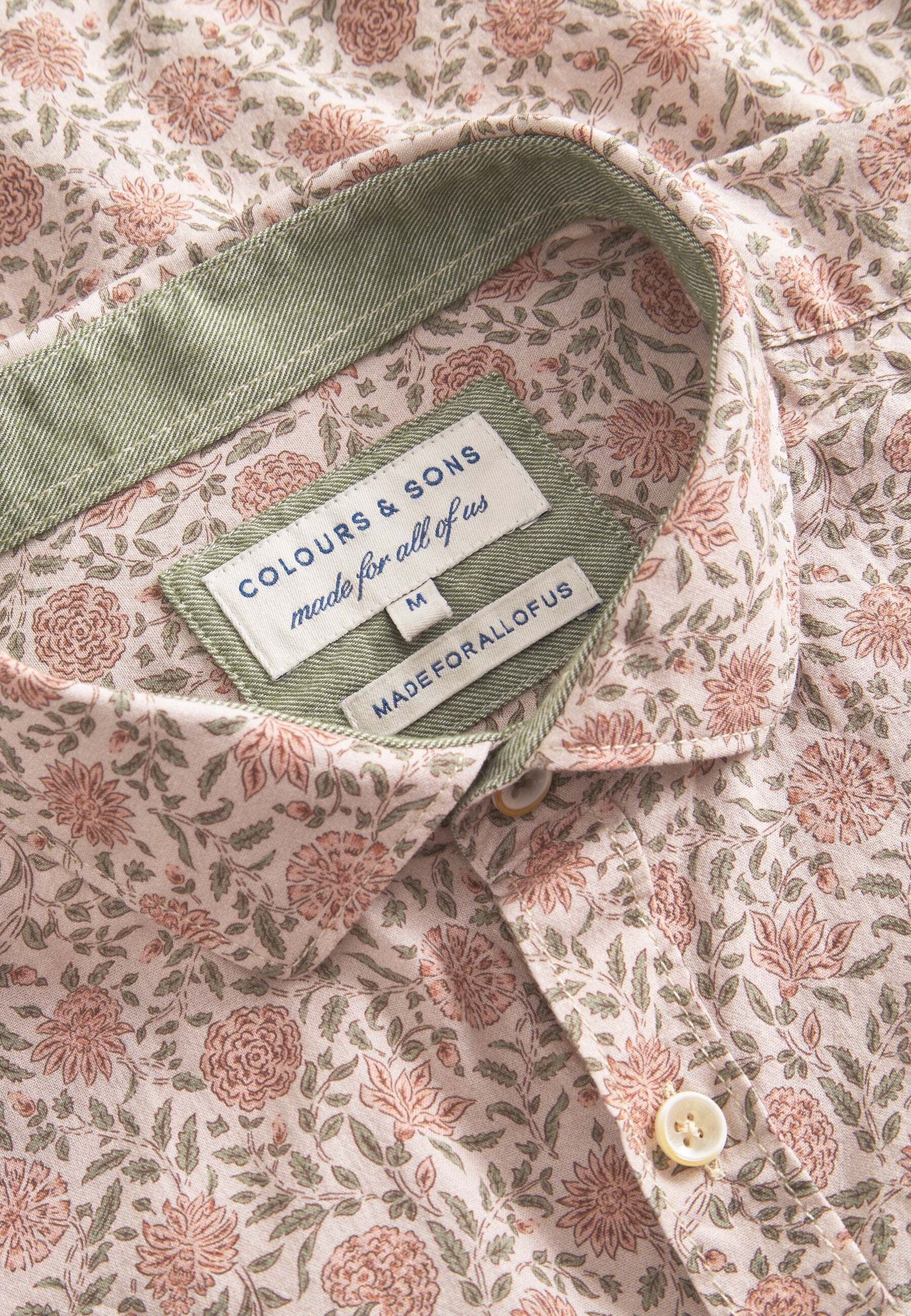 colours & sons Langarmhemd »colours & sons Langarmhemd Shirt Printed«