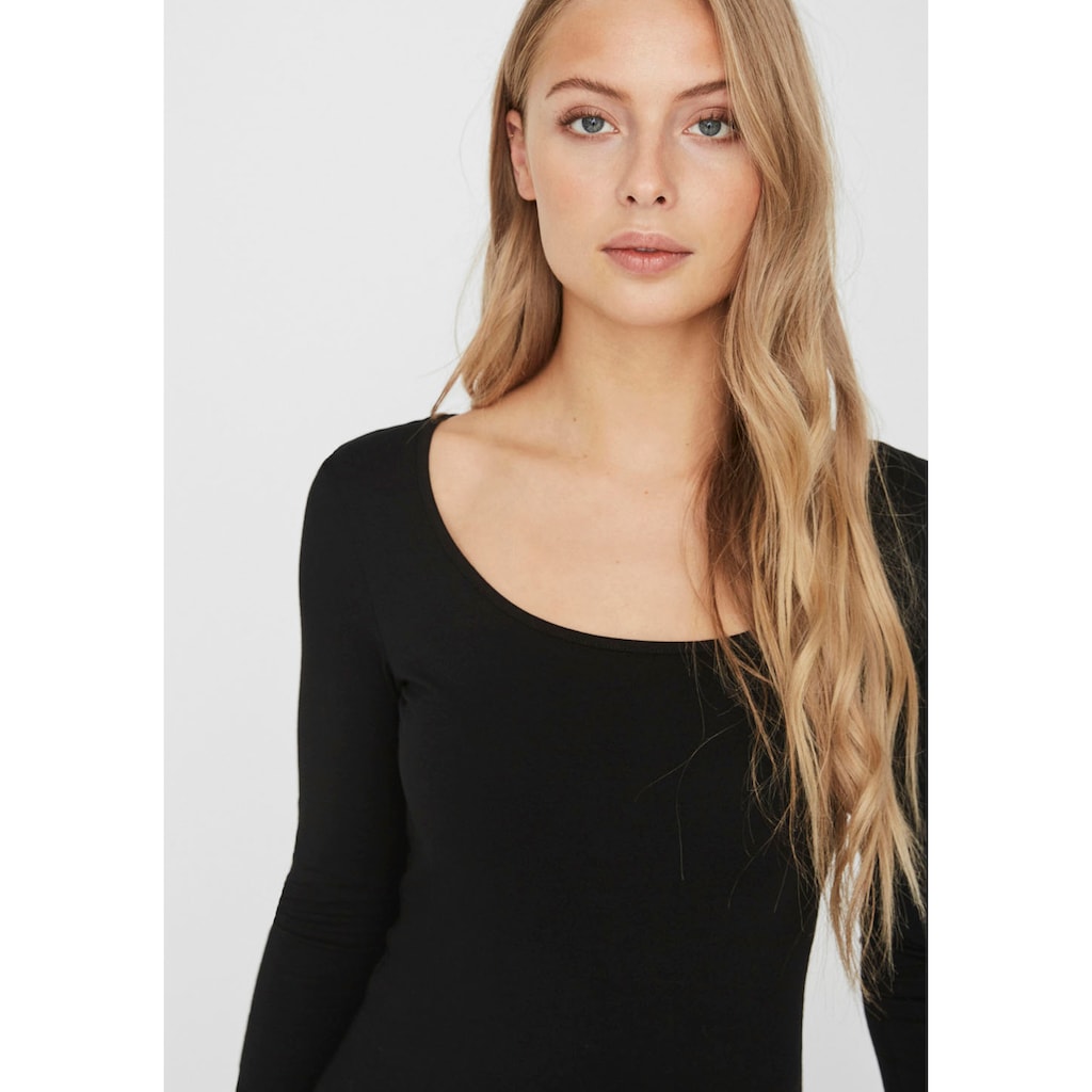 Vero Moda Langarmshirt »VMMAXI«, aus Bio-Baumwolle