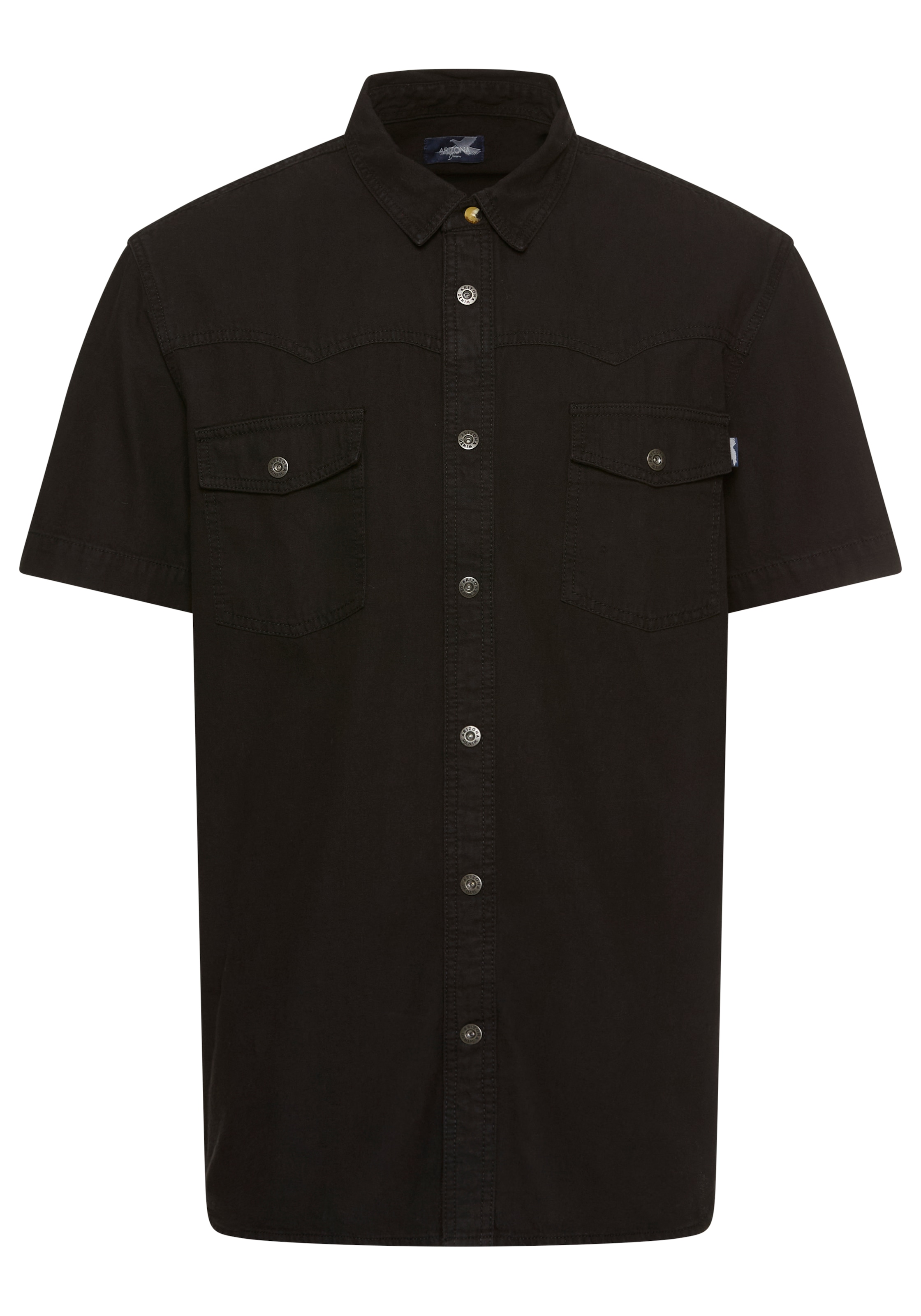Arizona Jeanshemd, Kurzarm im Western Stil