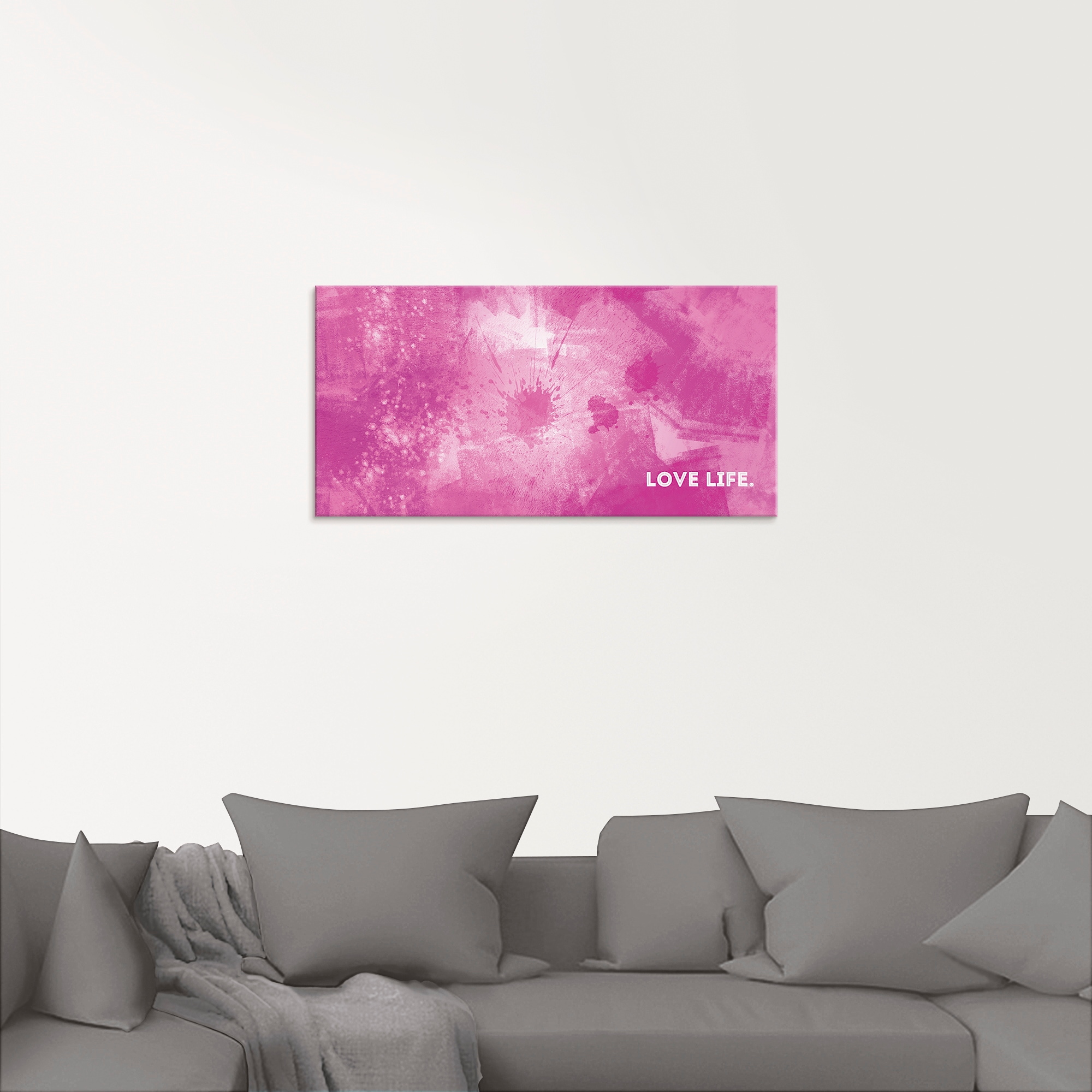 Artland Glasbild »Emotionale Kunst Liebesleben«, Sprüche & Texte, (1 St.), in verschiedenen Grössen