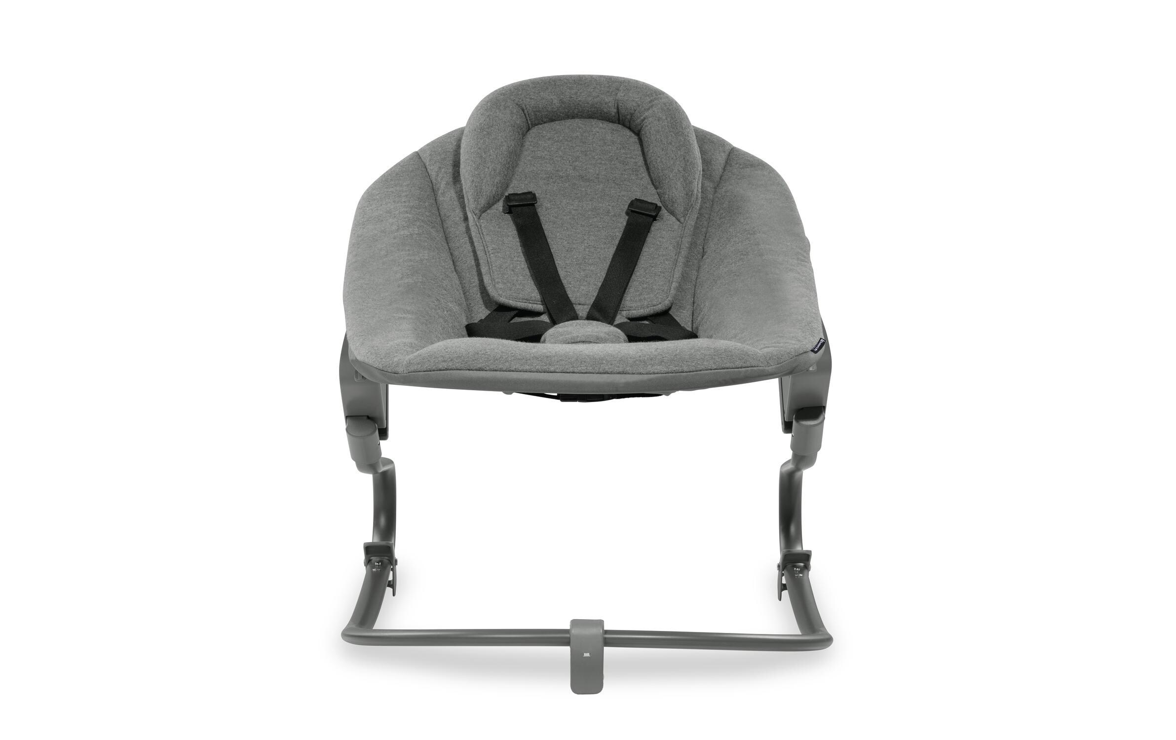 Hauck Hochstuhlaufsatz »Alpha Bouncer Premium Dark Grey« bis