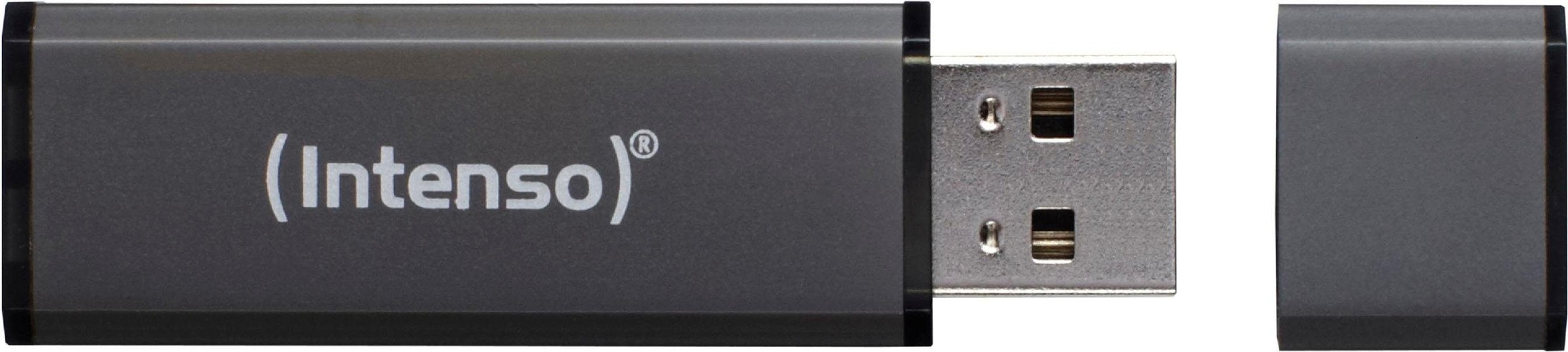 Intenso USB-Stick »Alu Line«, (USB 2.0 Lesegeschwindigkeit 28 MB/s)