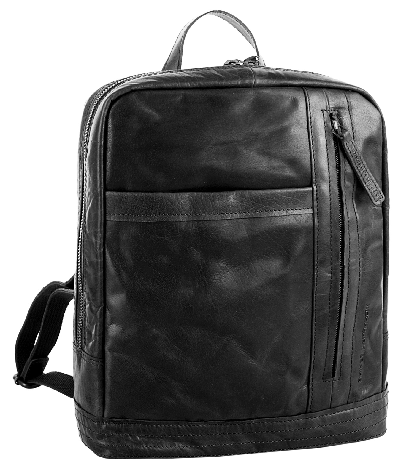 Spikes & Sparrow Laptoprucksack, echt Leder