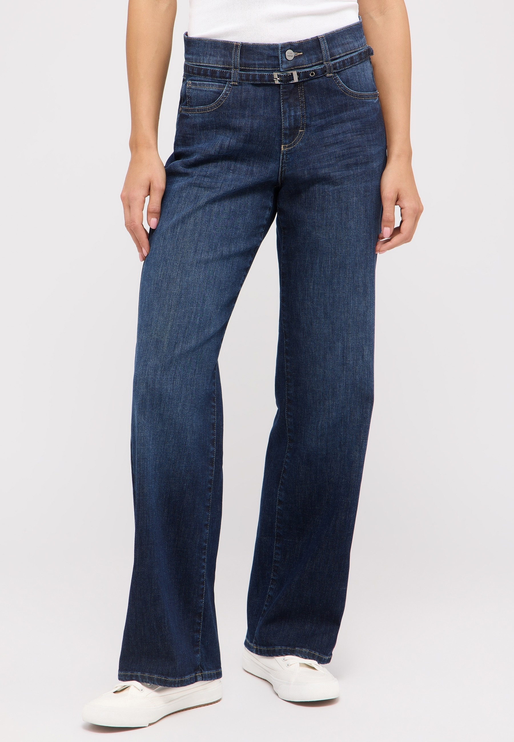 ANGELS Relax-fit-Jeans »LIZ BELT« mit integriertem Gürtel