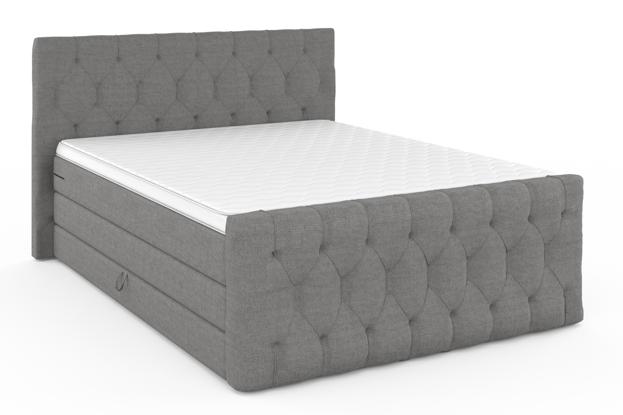 ED EXCITING DESIGN Boxspringbett »"Cashfield"! Topseller inkl. zwei Bettkästen & Topper«, erhältlich in den Grössen 160x200cm und 180x200cm