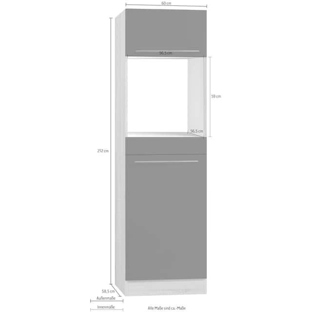❤ OPTIFIT Backofen/Kühlumbauschrank »Bern«, 60 cm breit, 212 cm hoch, mit  höhenverstellbaren Stellfüssen entdecken im Jelmoli-Online Shop