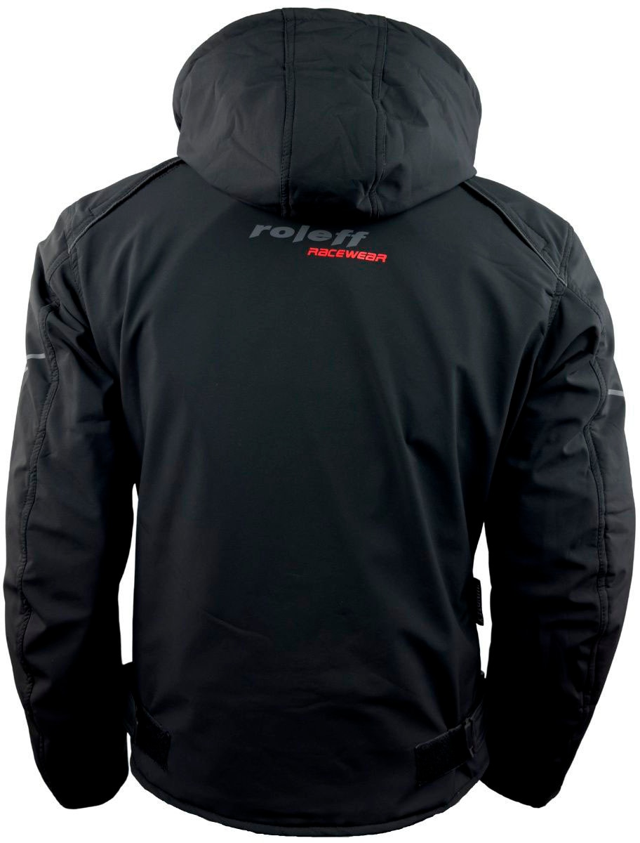 roleff Motorradjacke »Softshell RO 1513«, 7 Taschen, 4 Belüftungslöcher, mit Sicherheitsstreifen