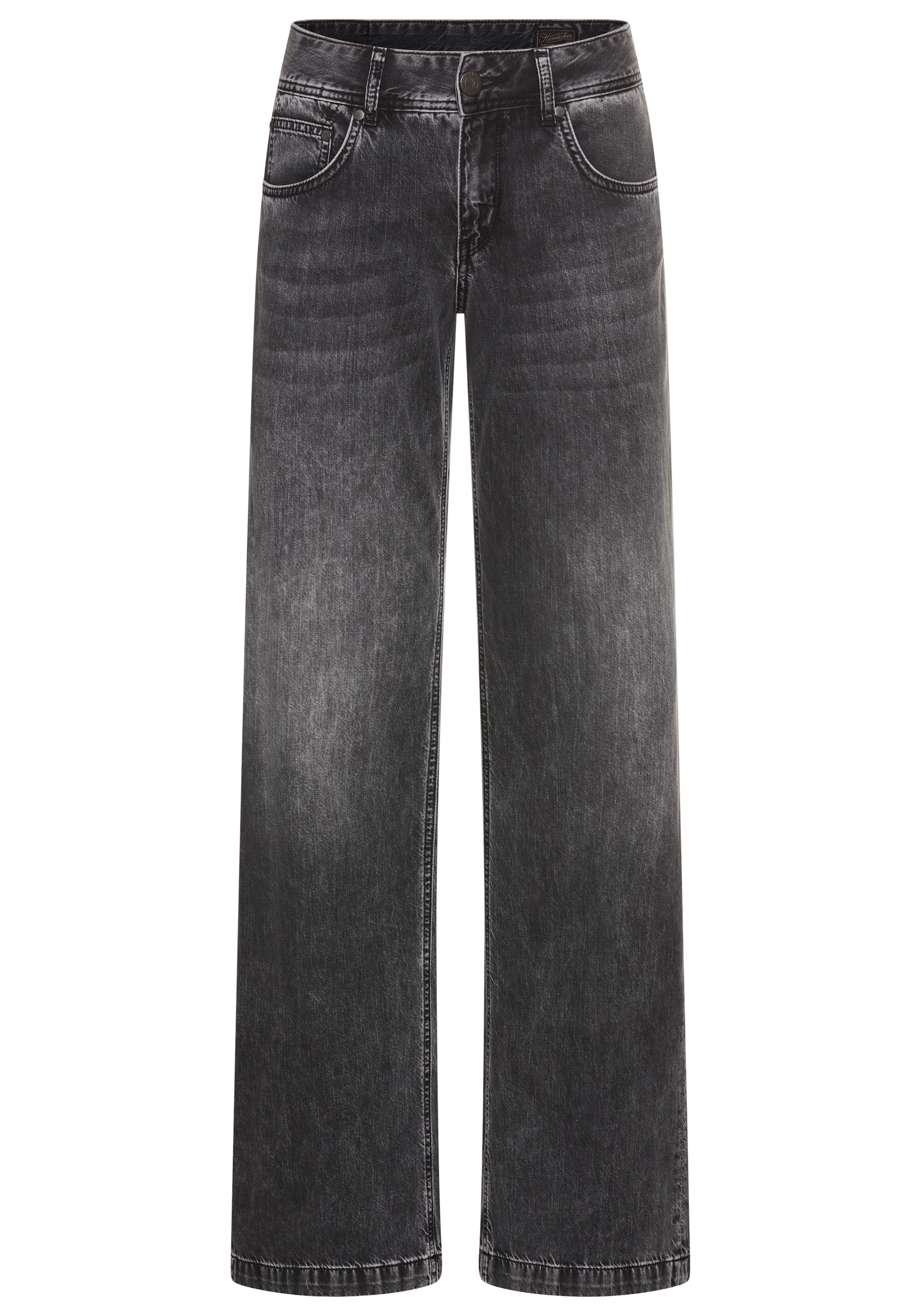Herrlicher 5-Pocket-Jeans »Edna Denim Black«, mit ausgestelltem Bein