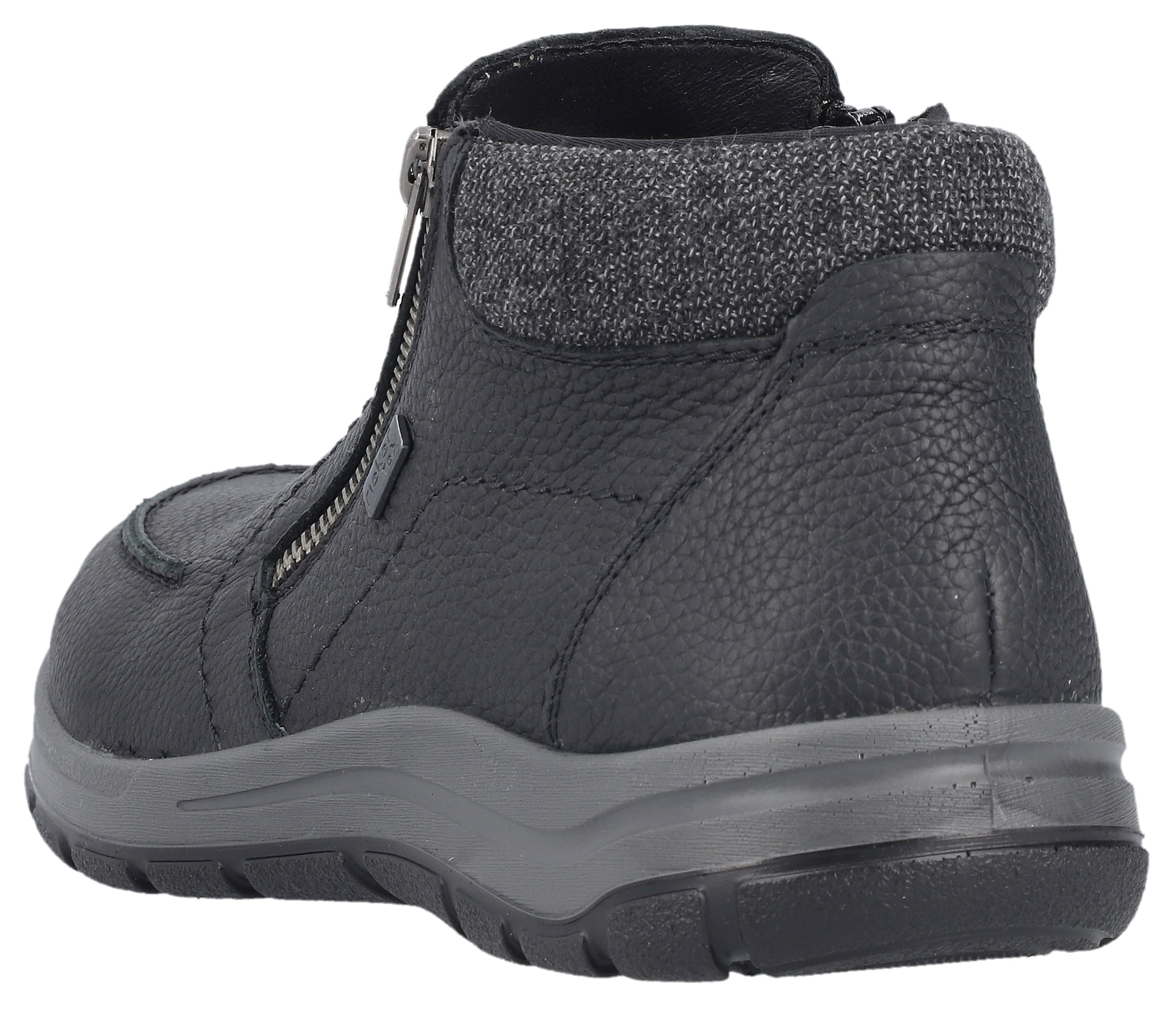 Rieker Winterboots, Stiefelette, Komfortschuh mit zwei praktischen Reissverschlüssen